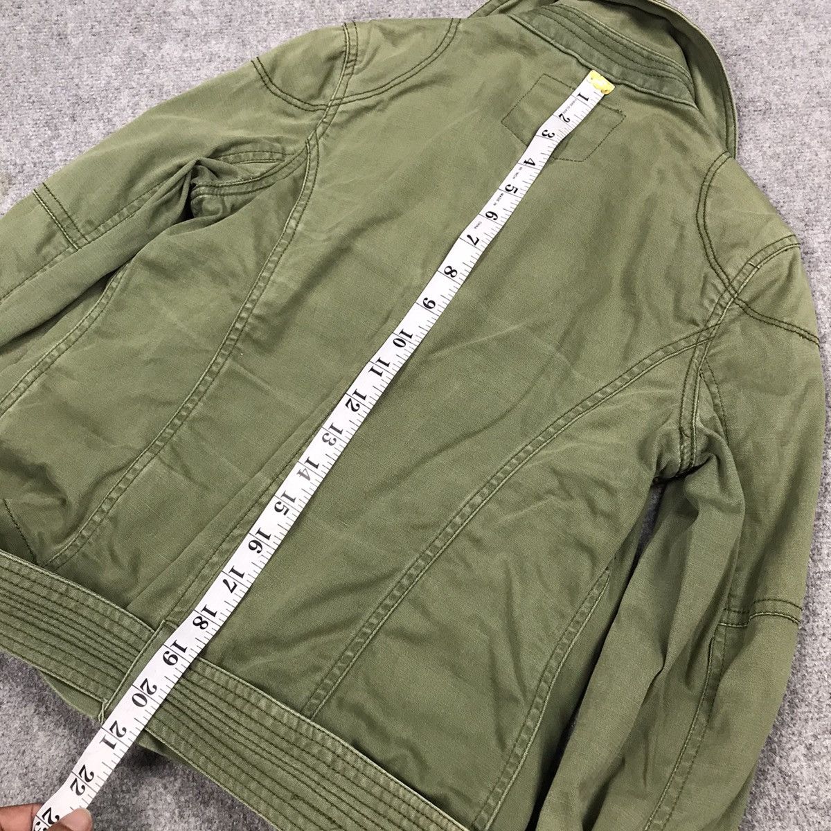 If Six Was Nine × Japanese Brand × Le Grande Bleu (L.G.B.) G.O.A JAPAN GREEN MILITARY CROPPED JACKET Size US XS / EU 42 / 0 - 14 Thumbnail