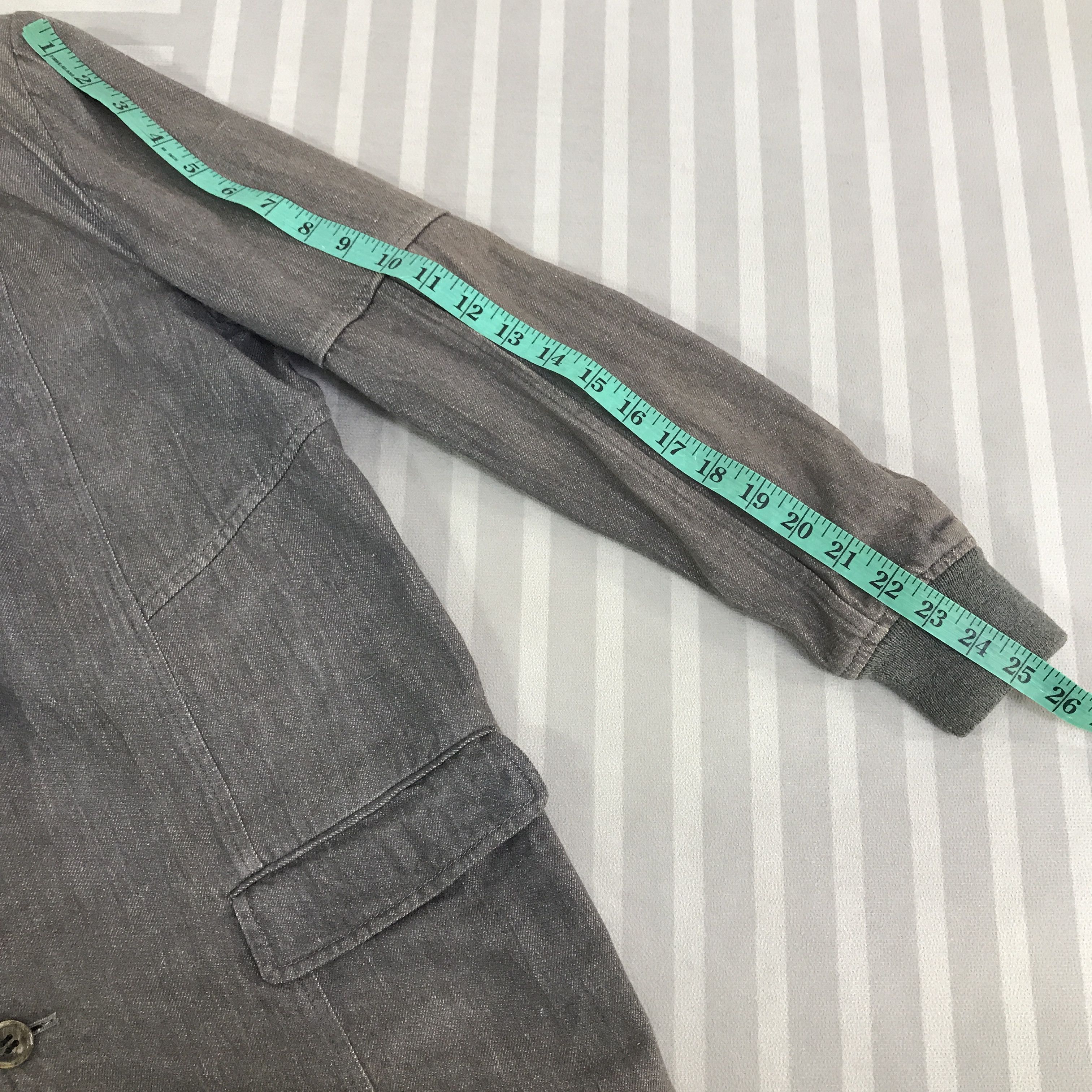 Comme des Garcons Homme Vintage Comme Des Garcons Homme Faded Jacket K115B1 Size US S / EU 44-46 / 1 - 7 Thumbnail