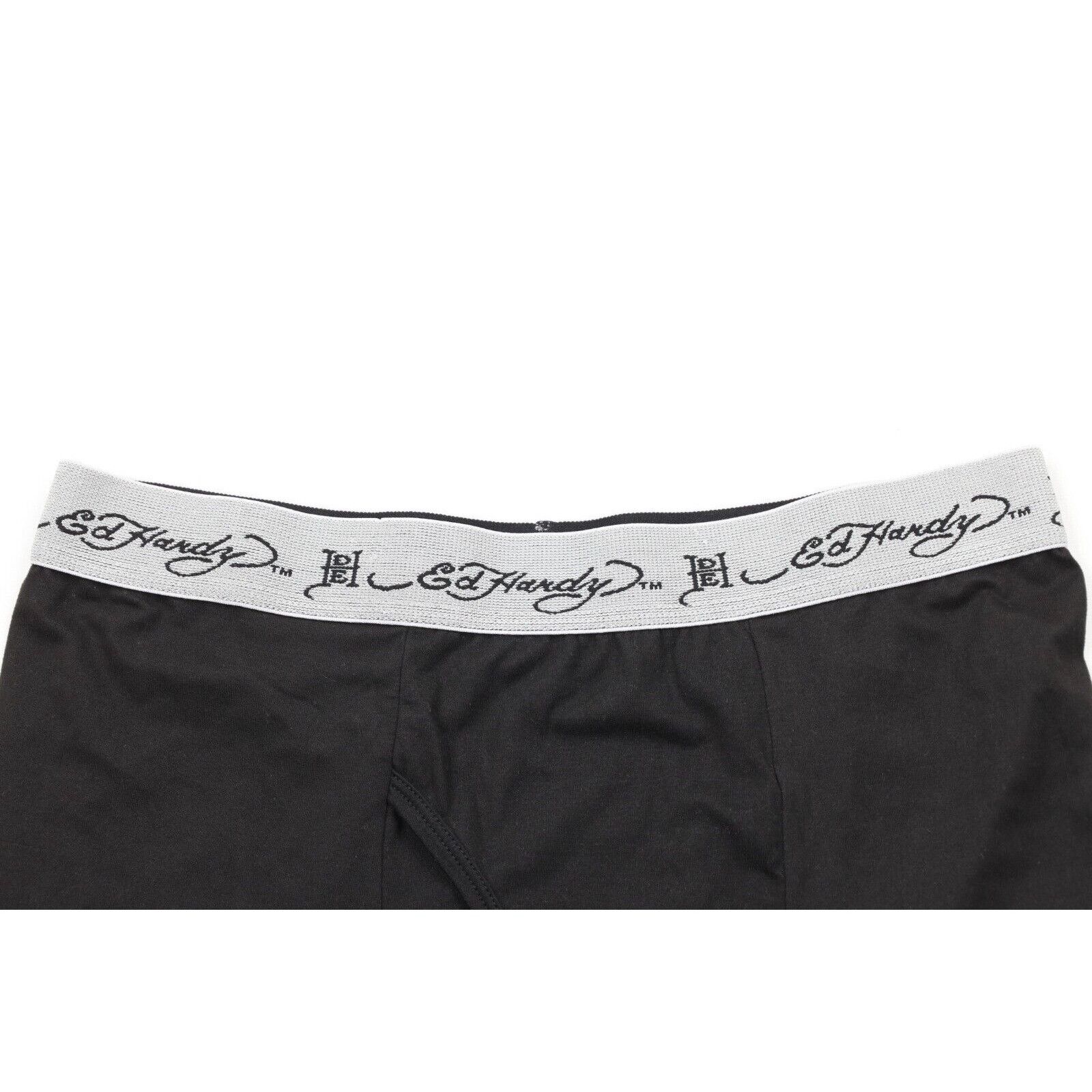 Ed Hardy × Vintage Vintage Ed Hardy Tattoo Tiger Boxer Briefs Underwear Size 36 - 2 Thumbnail