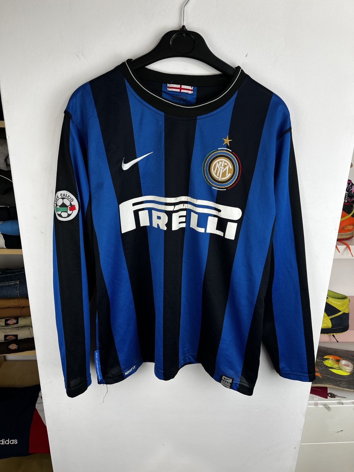 Nike Nike Inter Milan Home Football Shirt 00s Zanetti Inter Milan | Grailed