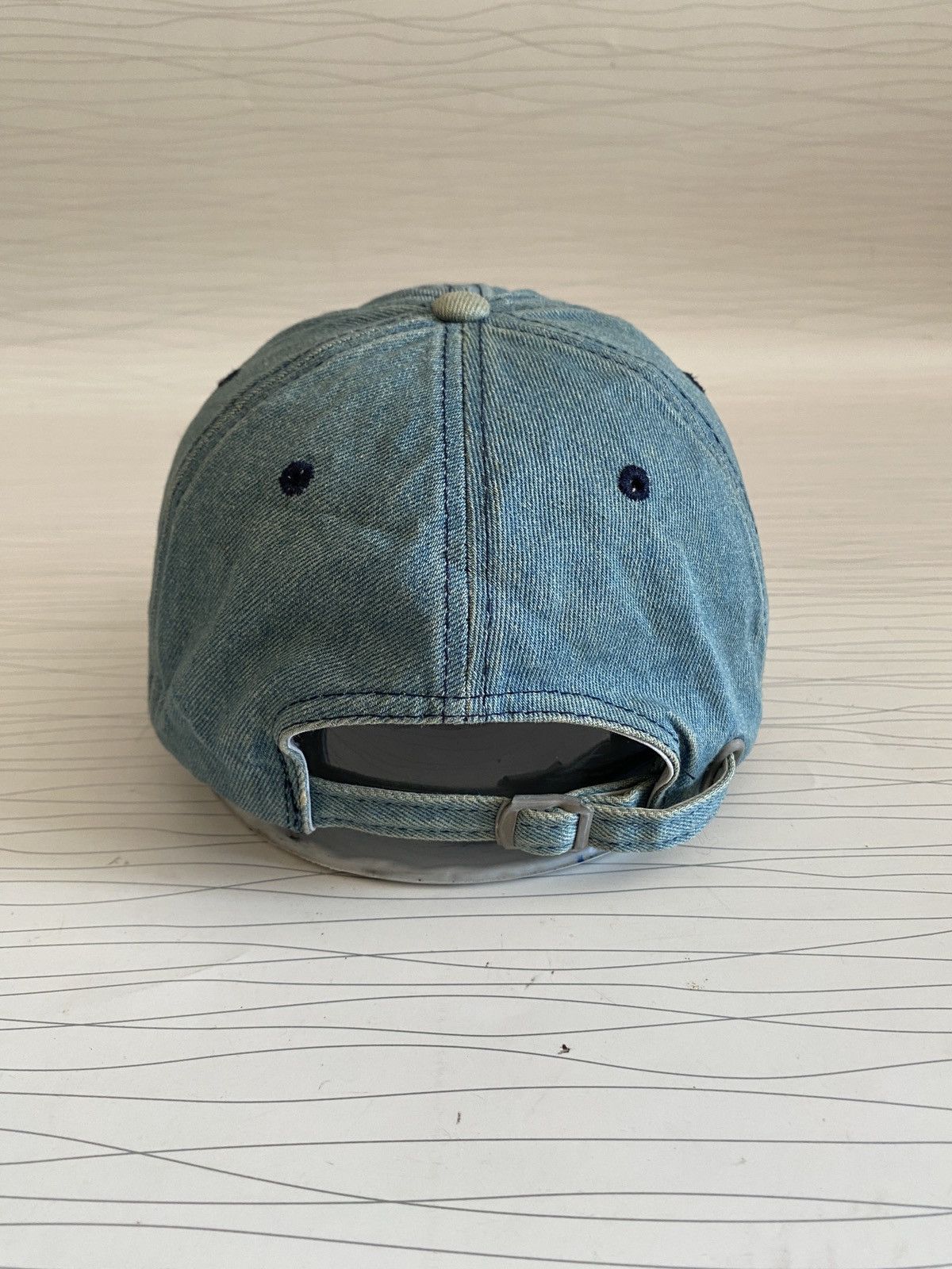 Polo Ralph Lauren 💥Vintage Polo Sport Denim Cap Size ONE SIZE - 6 Thumbnail