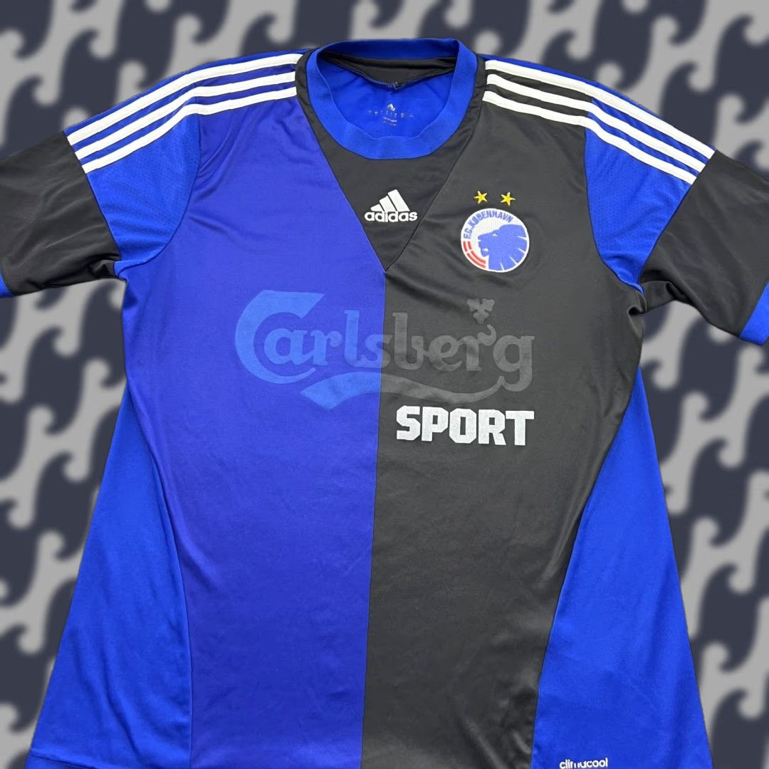 Adidas adidas Copenhagen 2013 2014 Away Football Jersey Mens Large Shirt Soccer Short Sleeve blue - Nike? Size US L / EU 52-54 / 3 - 1 Thumbnail