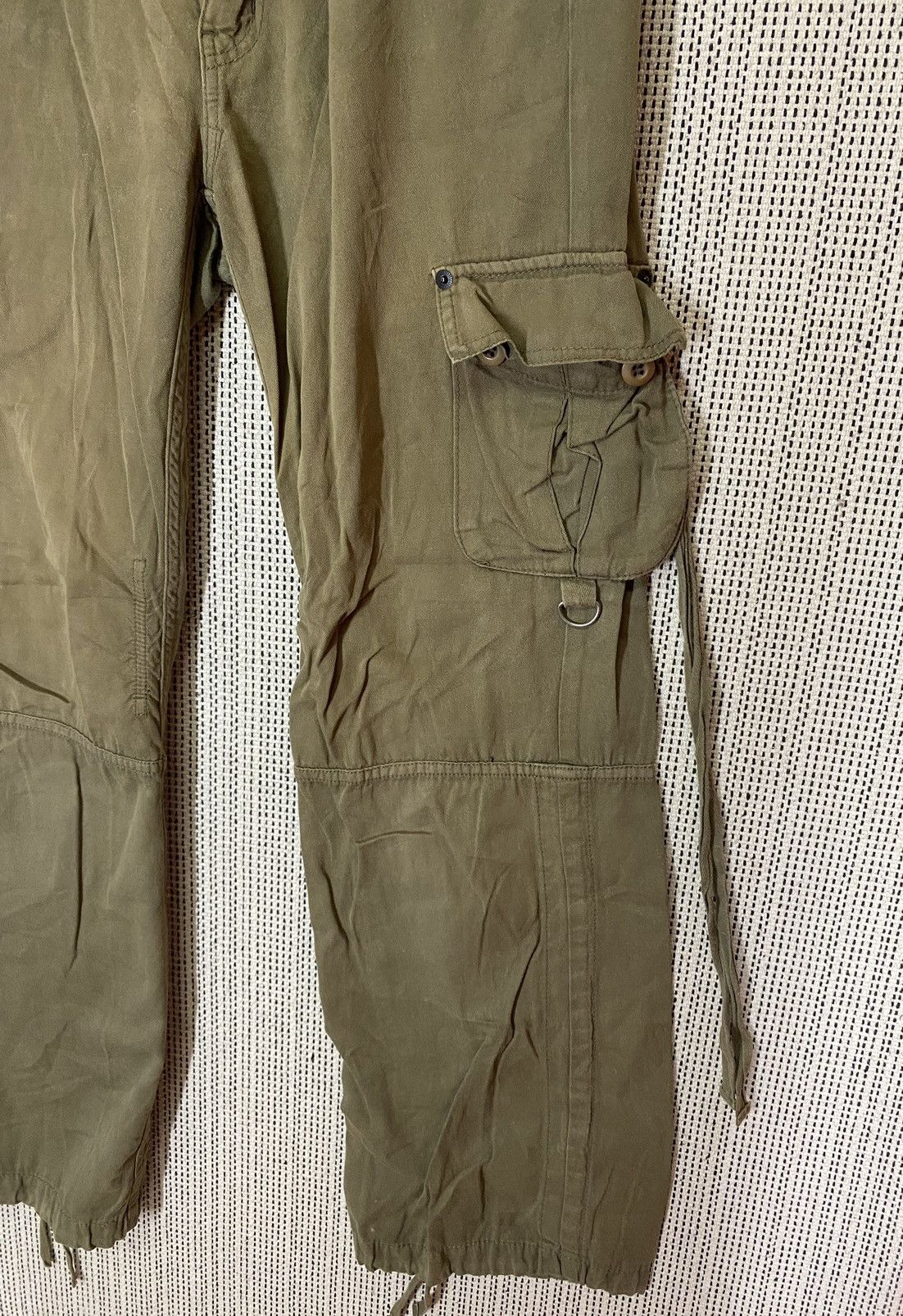 If Six Was Nine × Le Grande Bleu (L.G.B.) × Seditionaries ‼️JAPANASE BRAND MYSTIC CARGO PANT SUNFADED‼️ Size US 30 / EU 46 - 3 Thumbnail