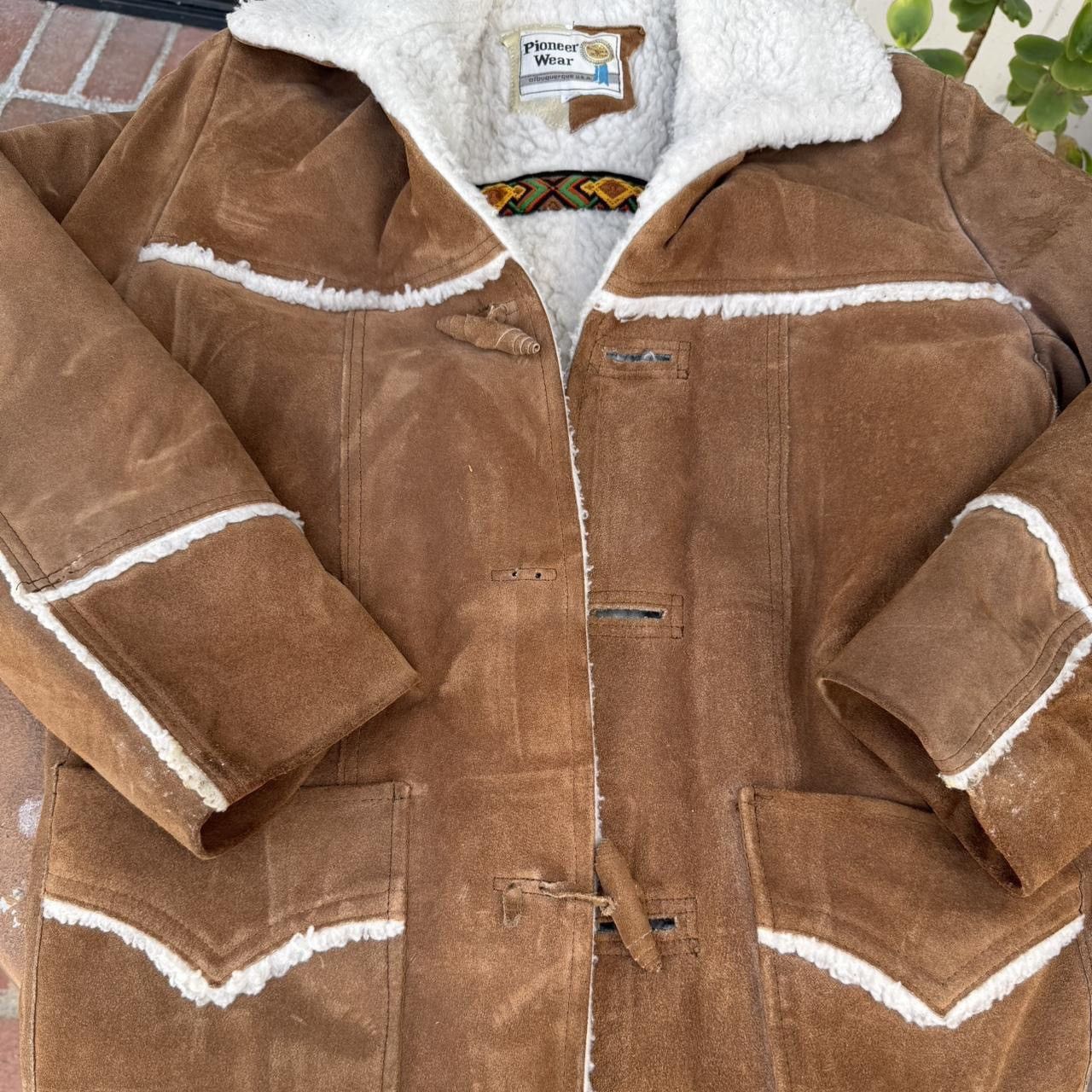 Carhartt Vintage Pioneer Wear Men's suede leather coat sz 38 sherpa Size US M / EU 48-50 / 2 - 2 Thumbnail