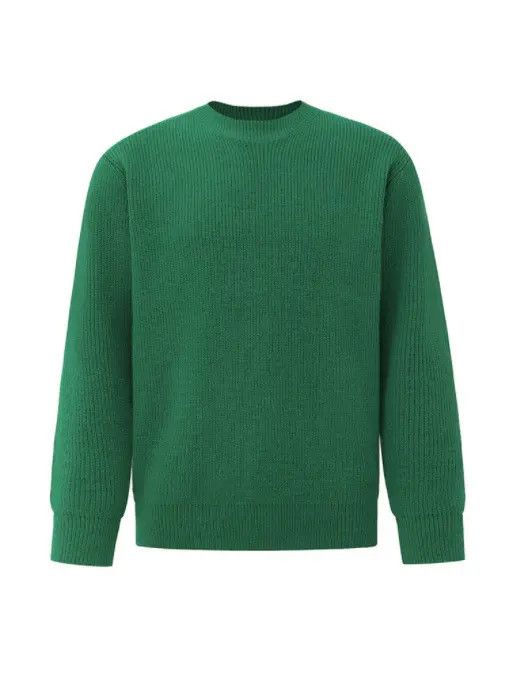 VIBE Green Knit Sweater Size US L / EU 52-54 / 3 - 1 Thumbnail