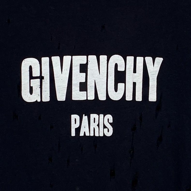 Givenchy Givenchy Givenchy Black Logo Letter Printed Cotton Round-N Size US XS / EU 42 / 0 - 4 Thumbnail