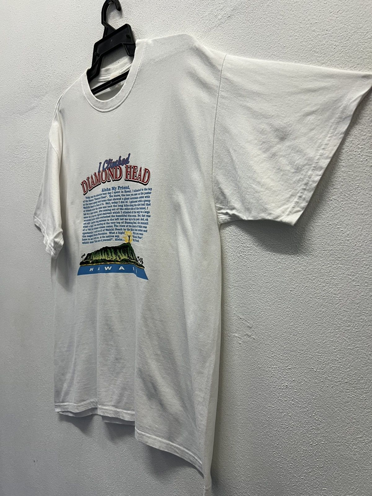 Vintage VINTAGE I CLIMBED DIAMOND HEAD HAWAII TEE SHIRT Size US L / EU 52-54 / 3 - 4 Thumbnail