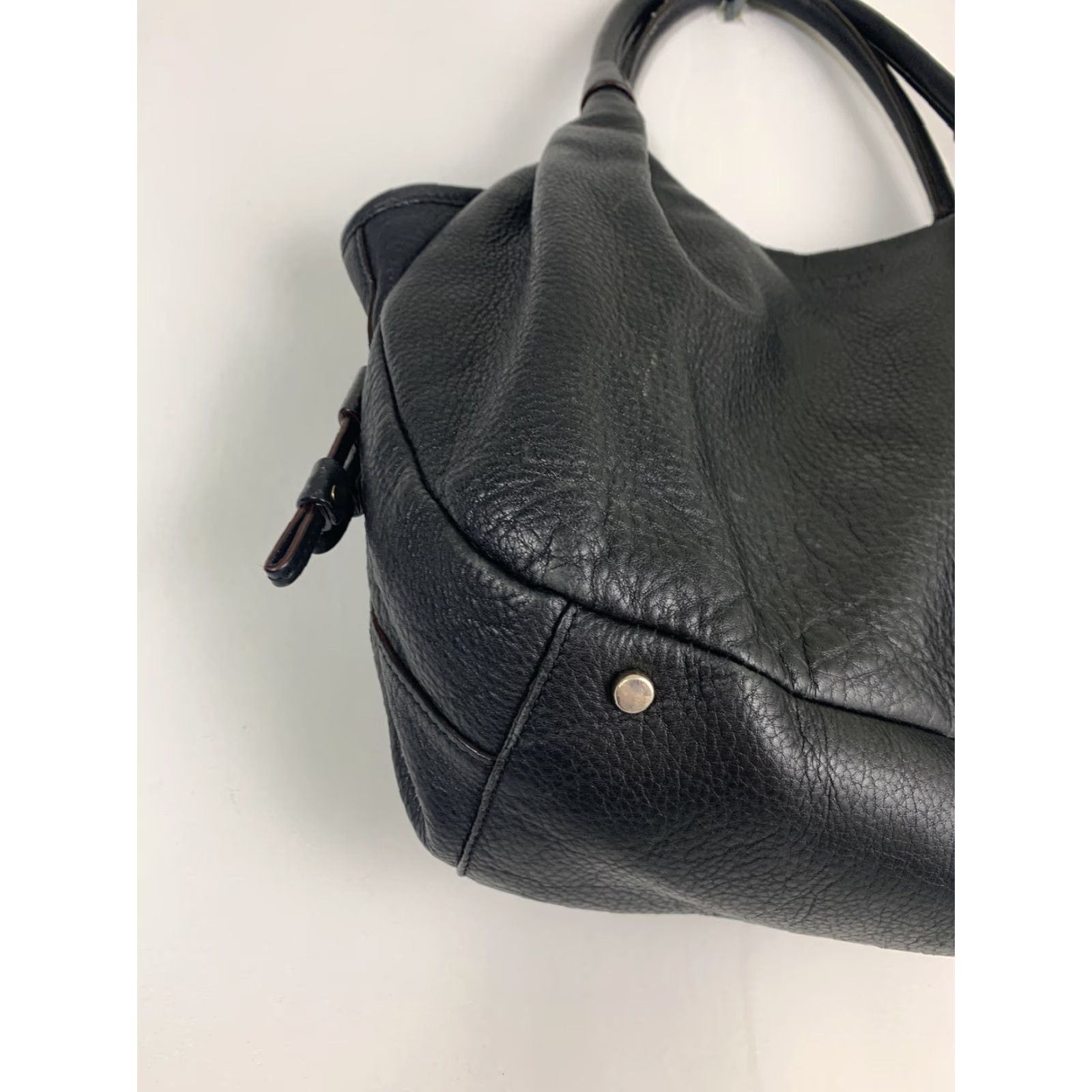 Vintage kate spade new york black pebbled leather shoulder bag zip Size ONE SIZE - 2 Thumbnail