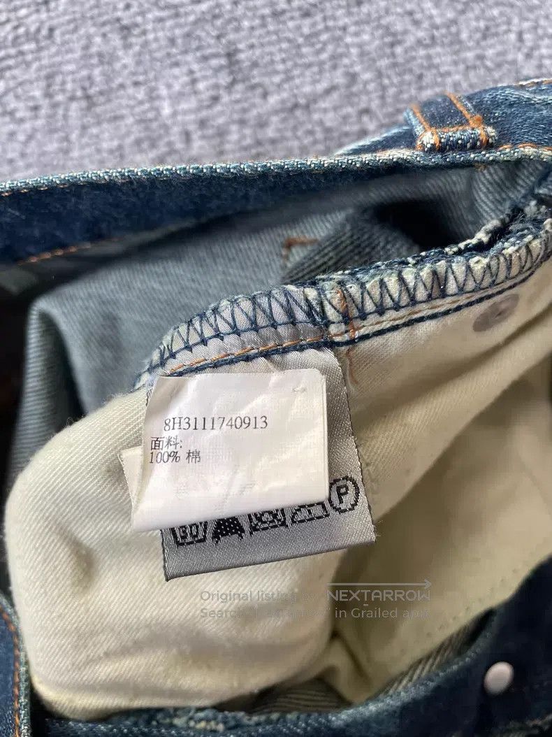 Dior Dior Indigo Denim Cat Whisker Washed Ripped Destroyed Deni Size US 30 / EU 46 - 8 Thumbnail