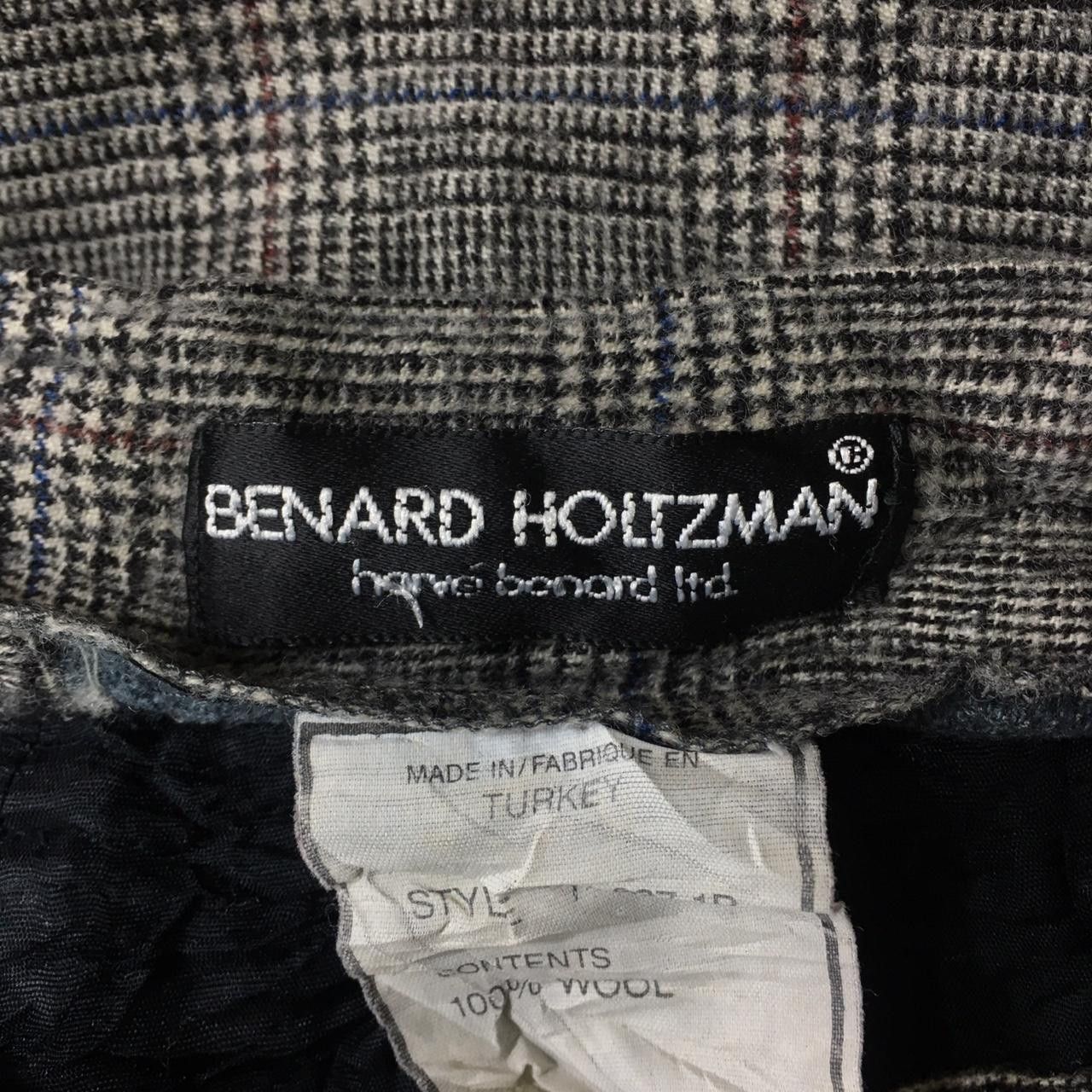 Vintage Vtg 90’ BENARD HOLTZMAN HARVE Gray Casual Pant Trouser Size US 26 / EU 42 - 3 Thumbnail