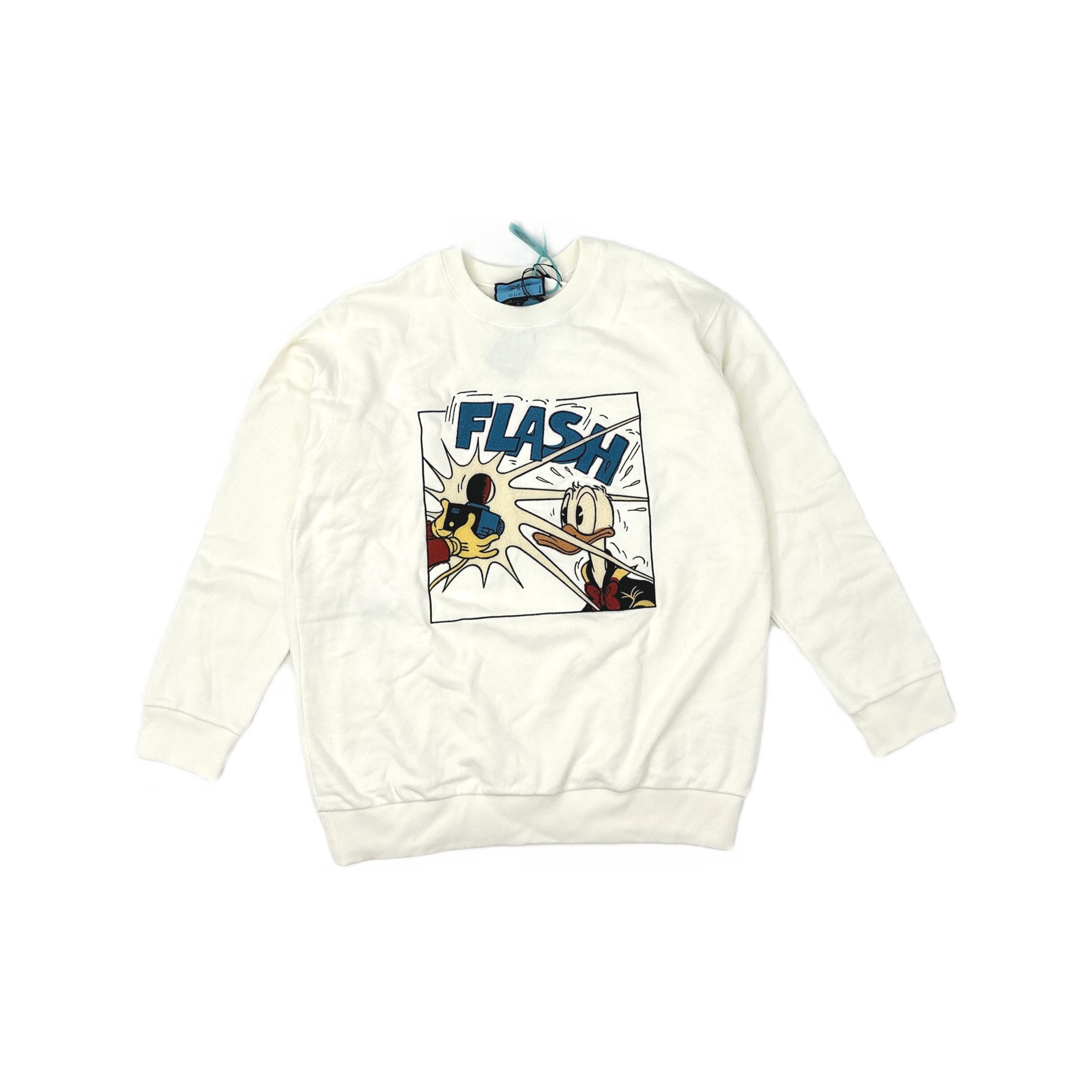Gucci Gucci x Disney Donald Duck Sweatshirt Size XL Size XL / US 12-14 / IT 48-50 - 1 Thumbnail