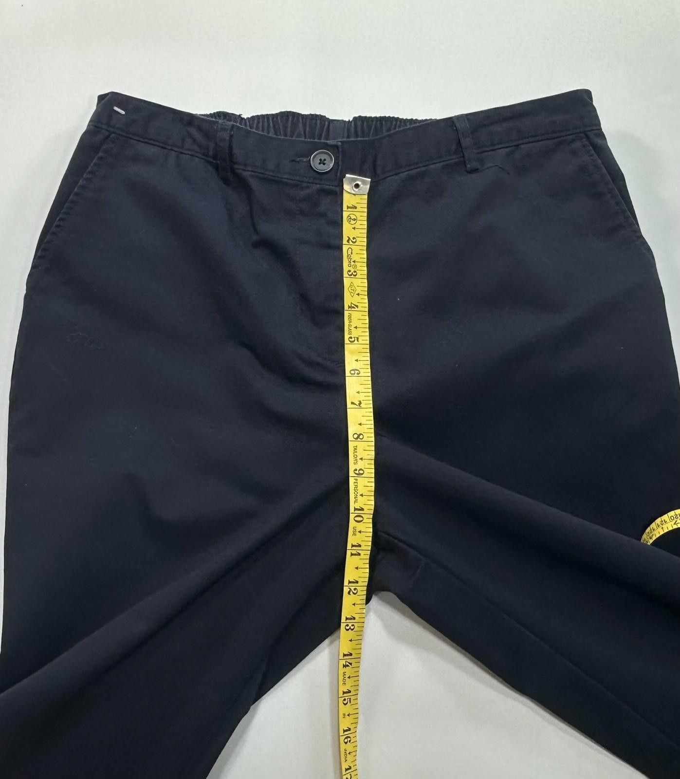 Lands' End Lands End Elastic High Rise Straight Chinos Blue Womens 10P Size 32" / US 10 / IT 46 - 6 Thumbnail