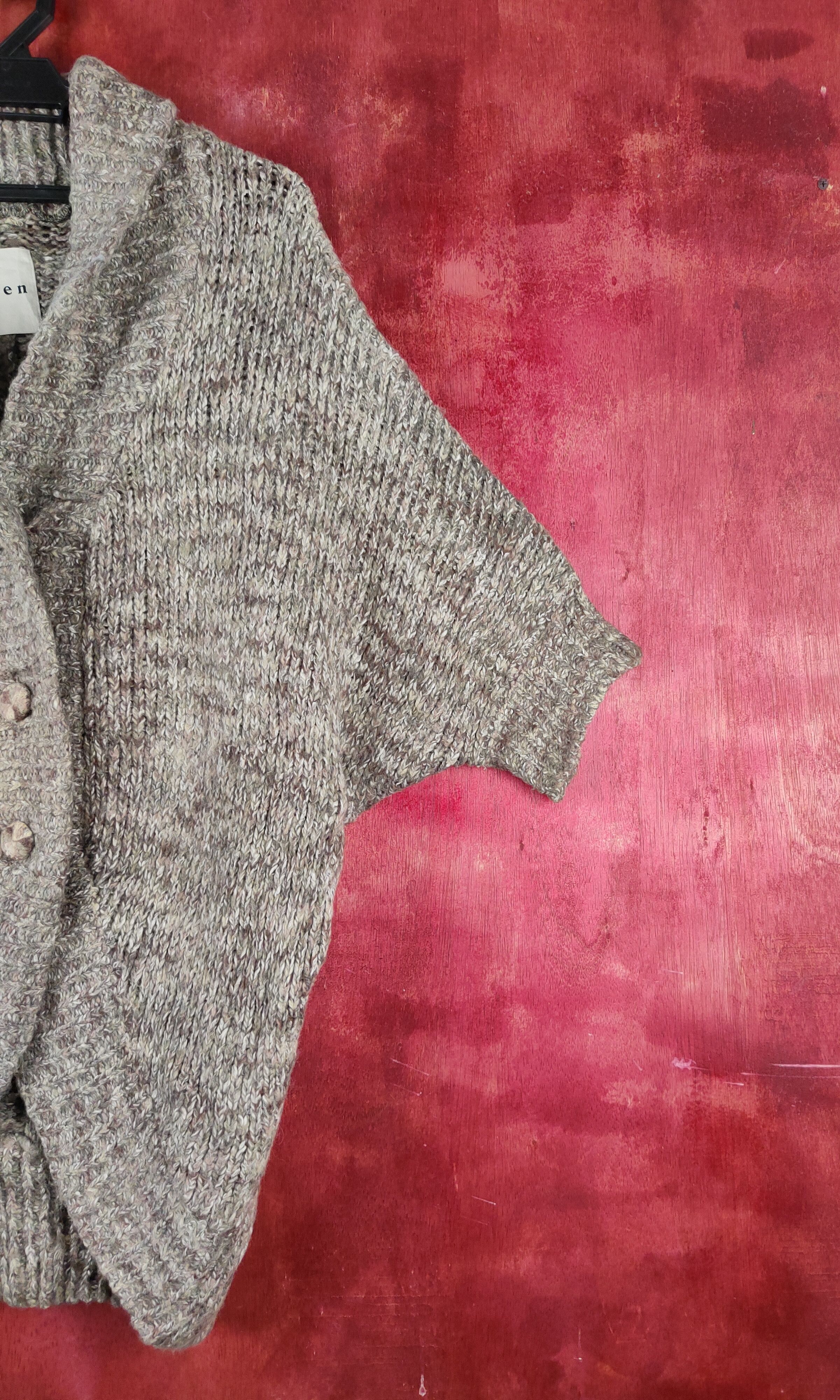 Japanese Brand Coen Olive Knitwear Cardigan #S2348 Size US L / EU 52-54 / 3 - 5 Thumbnail
