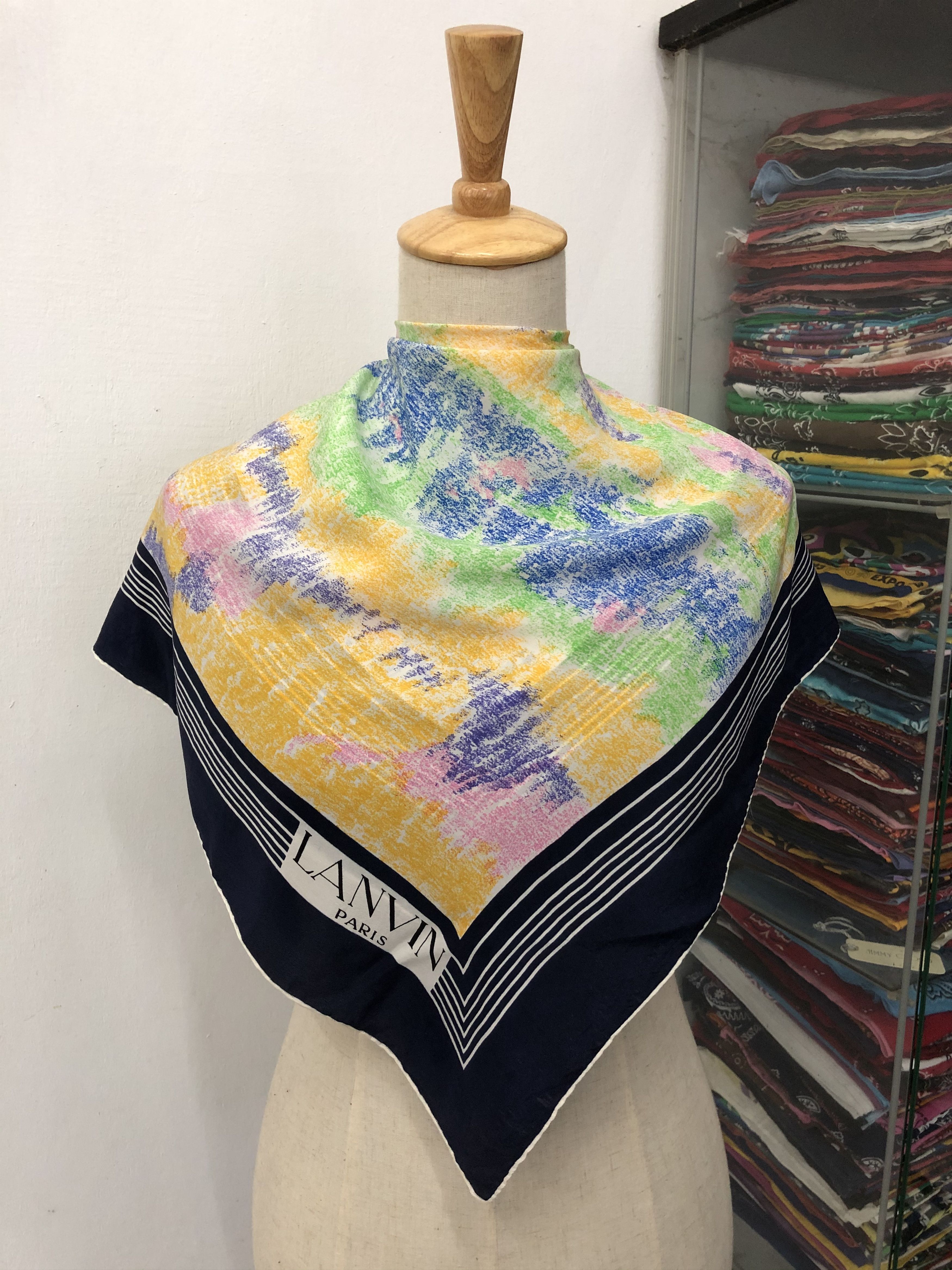 Vintage Lanvin Paris Wool Scarf shops