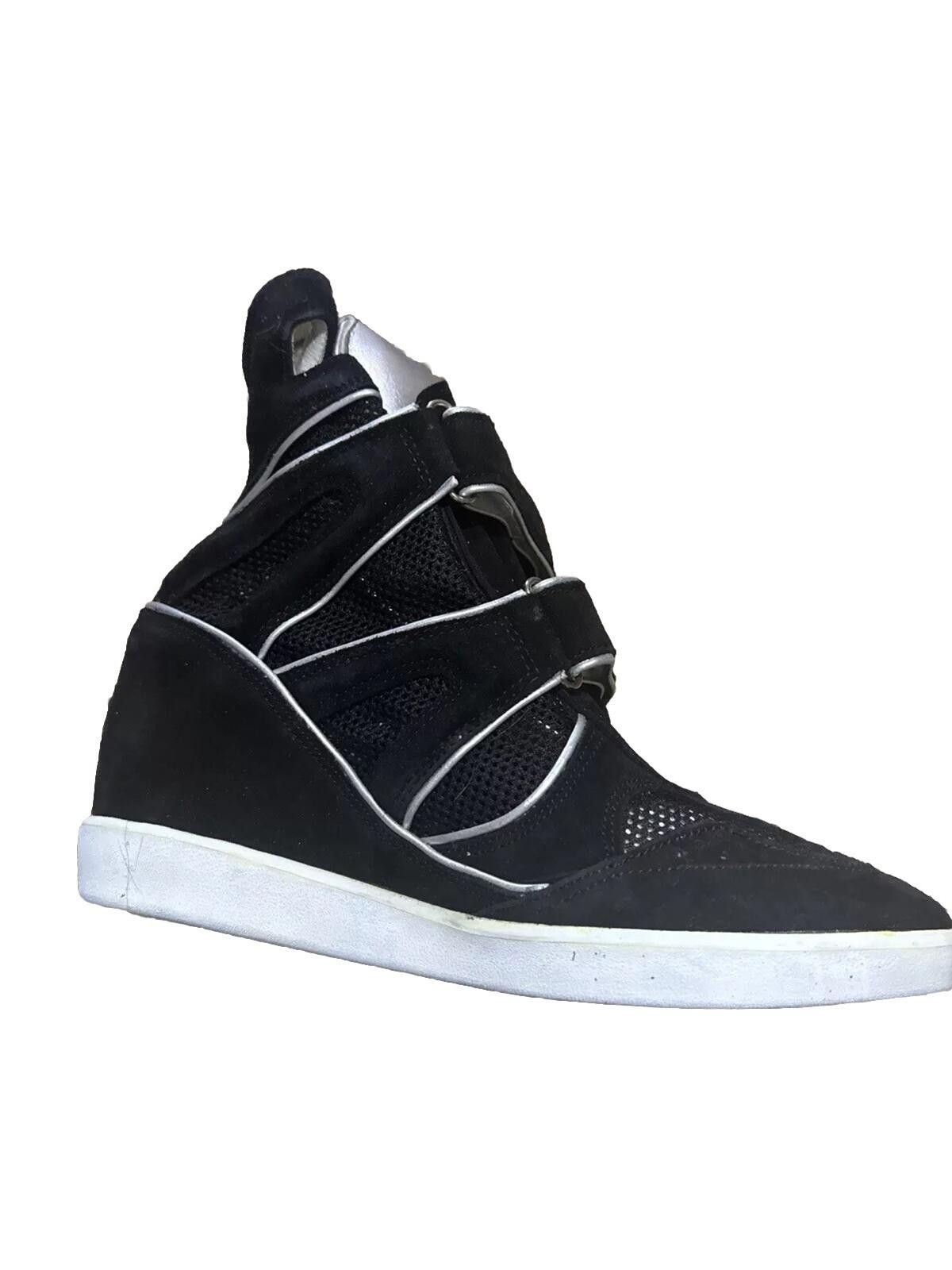 Other Monica Corte Wedge High Top Sneakers - W BLK Sz 40 Size US 9 / IT 39 - 4 Thumbnail