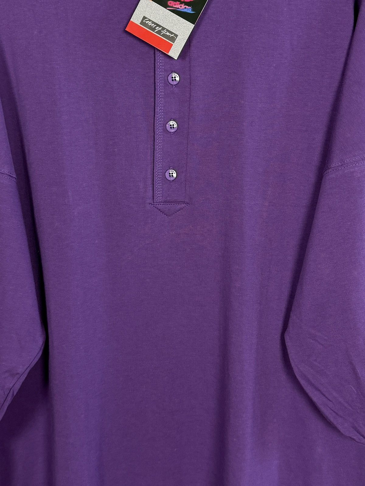 Adidas Adidas Henley Shirt 90s Style Oversized Trefoil Logo Size L Size US L / EU 52-54 / 3 - 20 Thumbnail