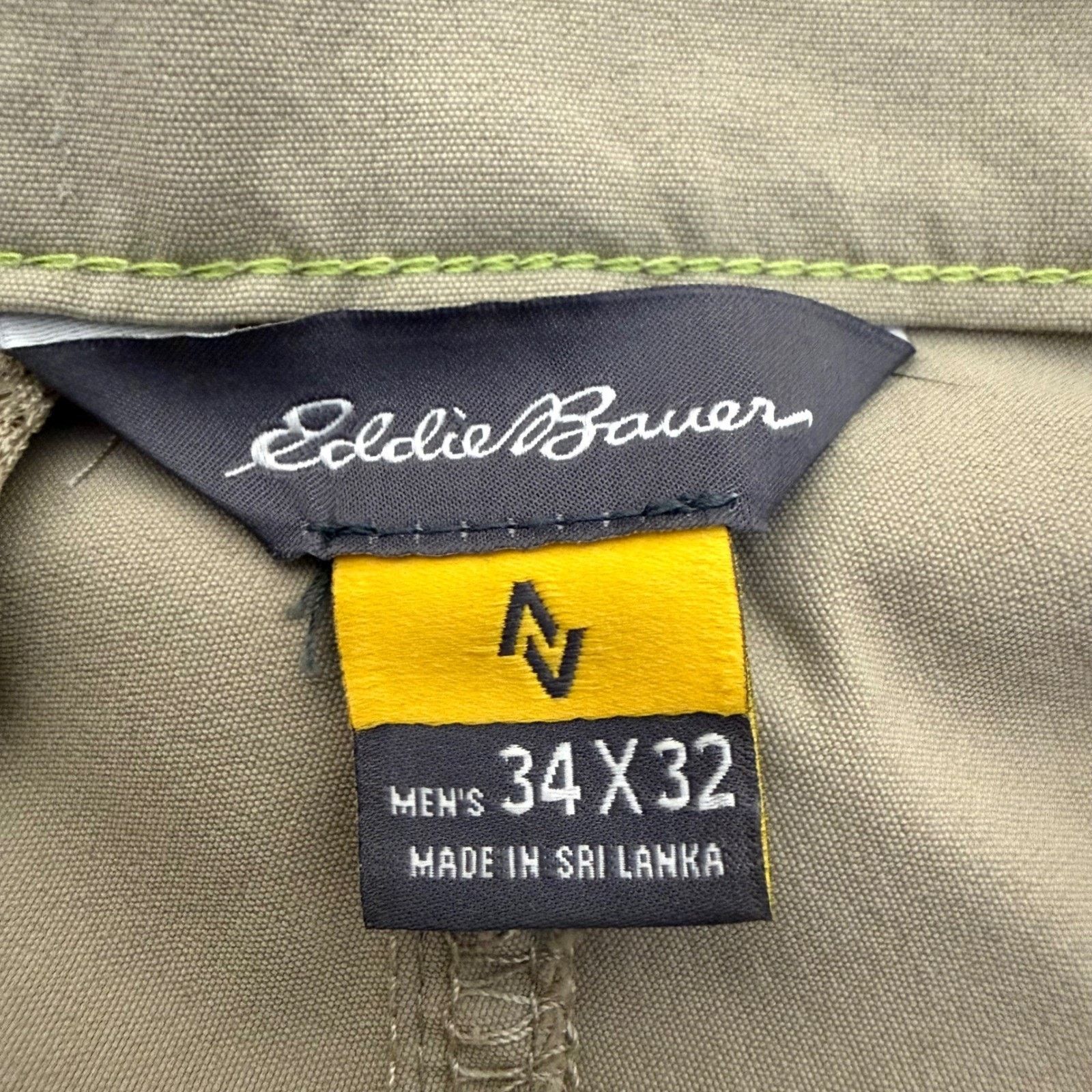 Eddie Bauer Eddie Bauer Travex Pants Mens 34x27 Beige Outdoor Hiking Size US 34 / EU 50 - 2 Thumbnail