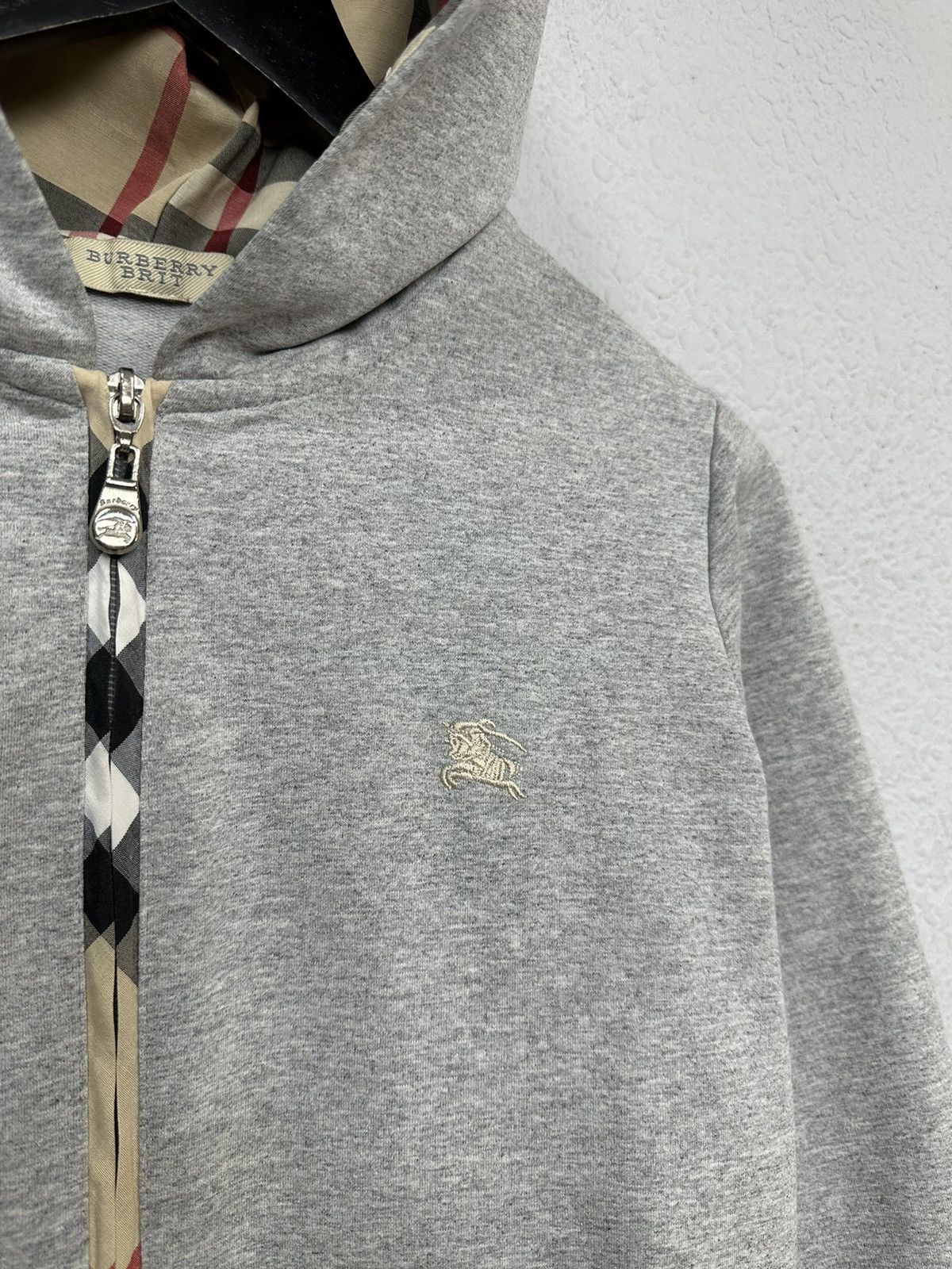 Burberry Vintage Burberry Brit hoodie y2k England style Avantgarde Size XS / US 0-2 / IT 36-38 - 6 Thumbnail