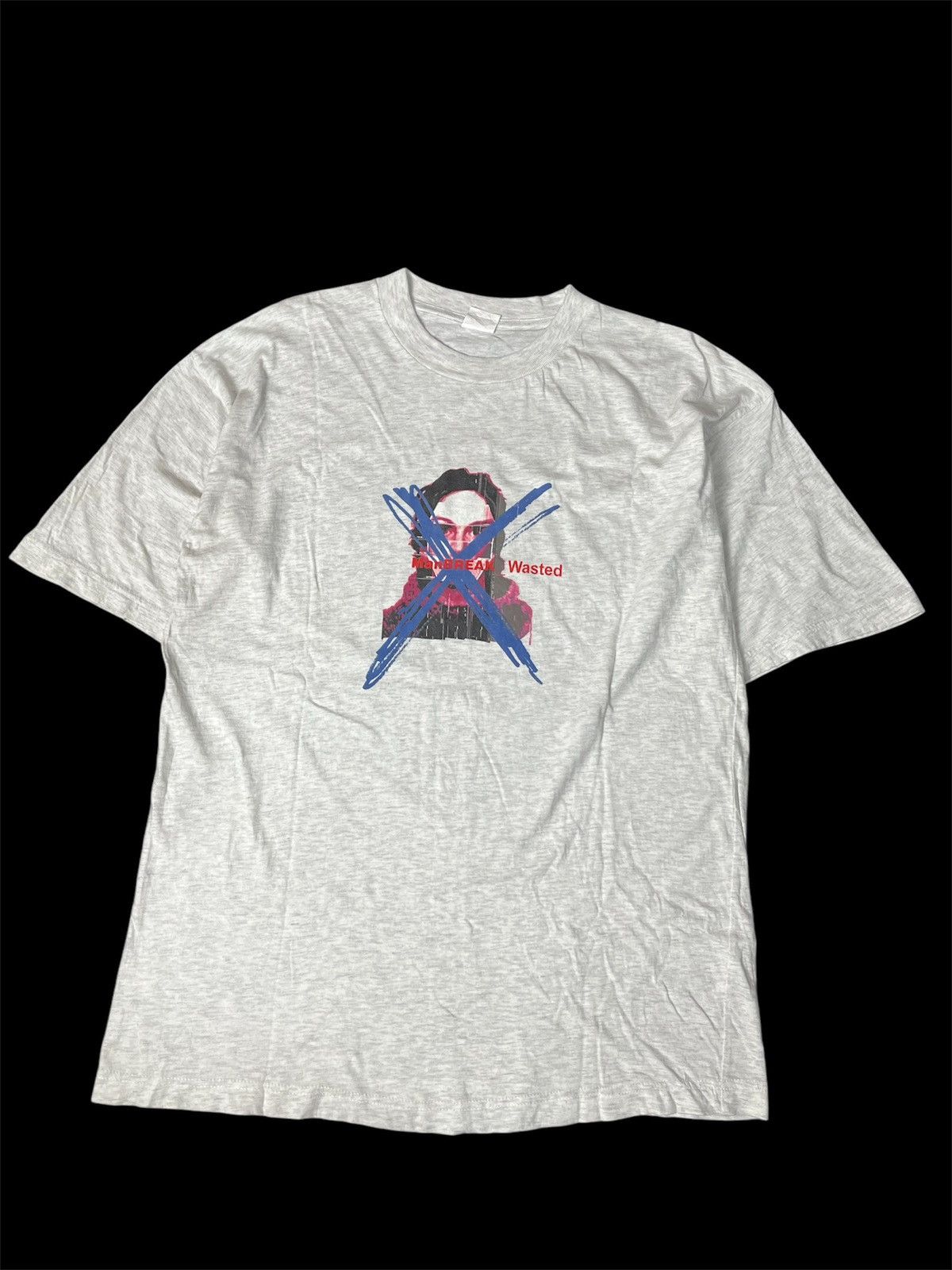 Band Tees × Vintage Vintage Rare manBREAK Wasted 1997 Electronic Band Size US L / EU 52-54 / 3 - 5 Thumbnail