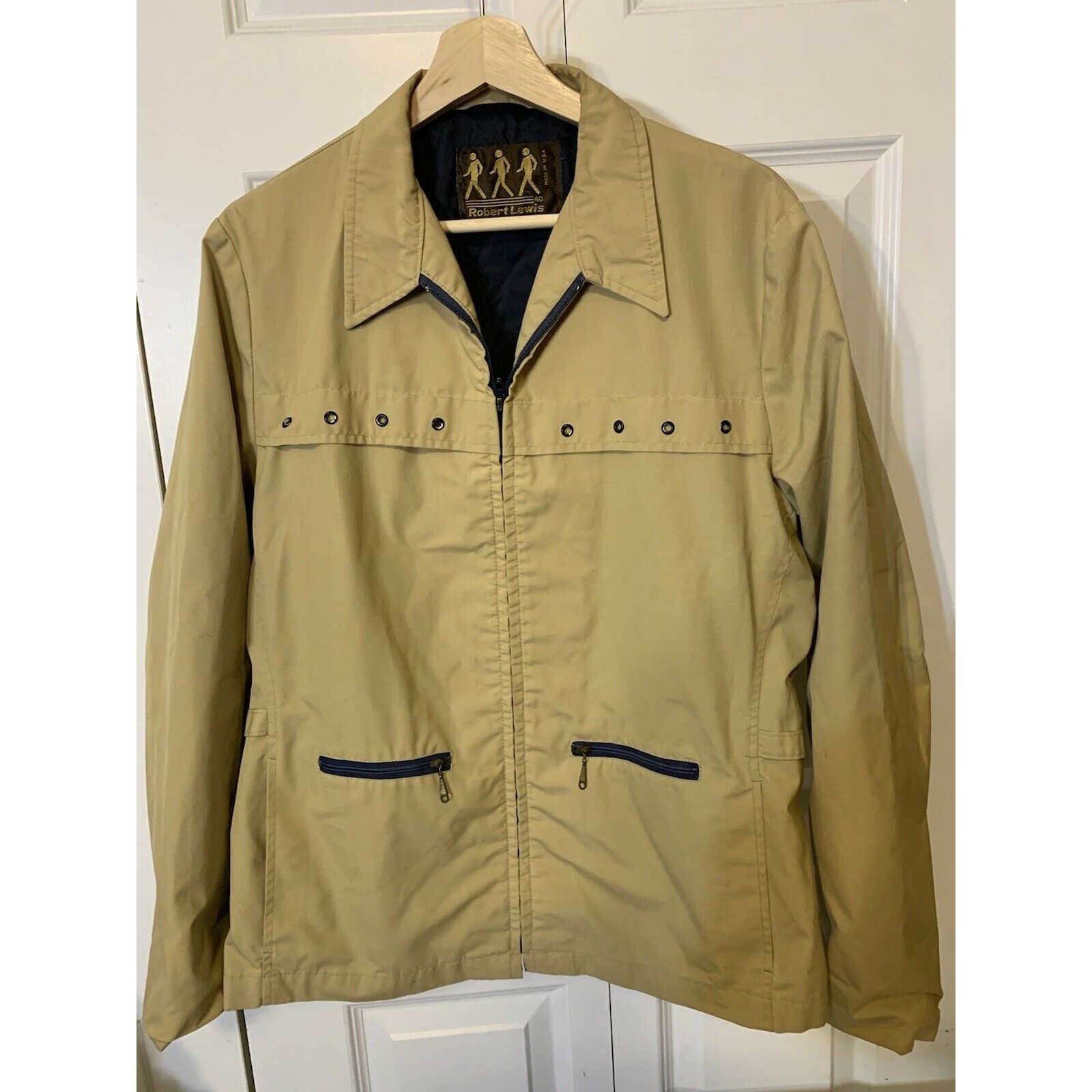 Other Vtg Robert Lewis Men’s Sz 40 Lined Vented Full Zip Front Jac Size US M / EU 48-50 / 2 - 5 Thumbnail