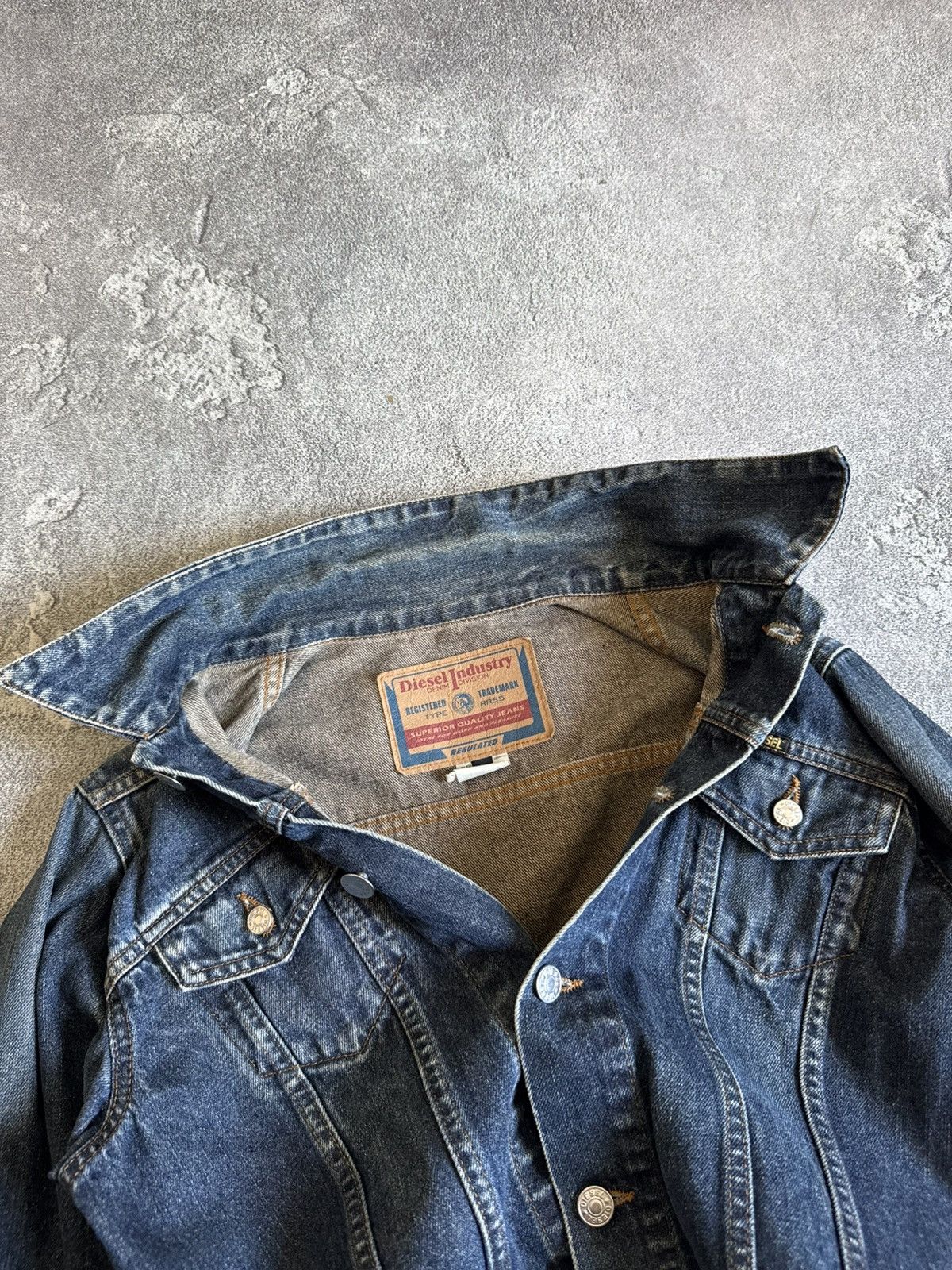 Diesel Diesel L/size retro vintage denim jacket washed Y2K LGB 90s Size L / US 10 / IT 46 - 6 Thumbnail