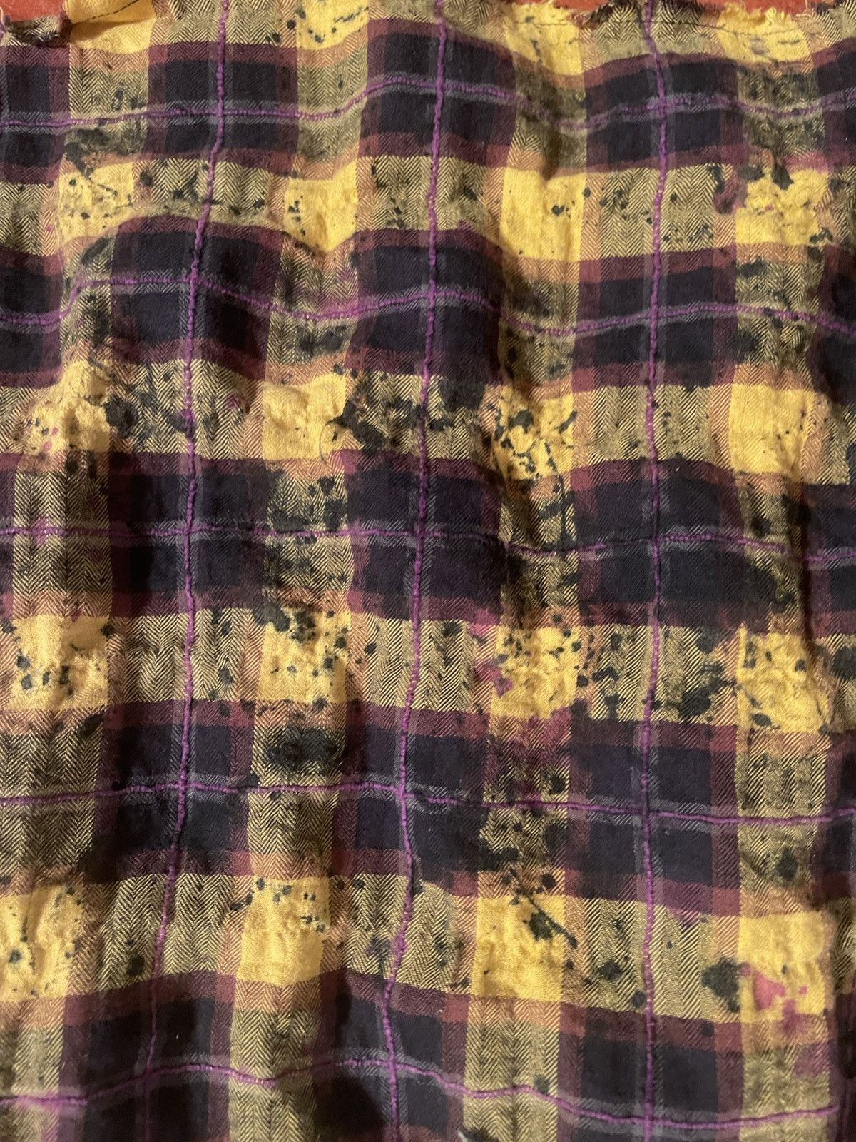 Palm Angels PALM ANGELS Check Shirt Men Yellow and Black in size M Size US M / EU 48-50 / 2 - 4 Thumbnail