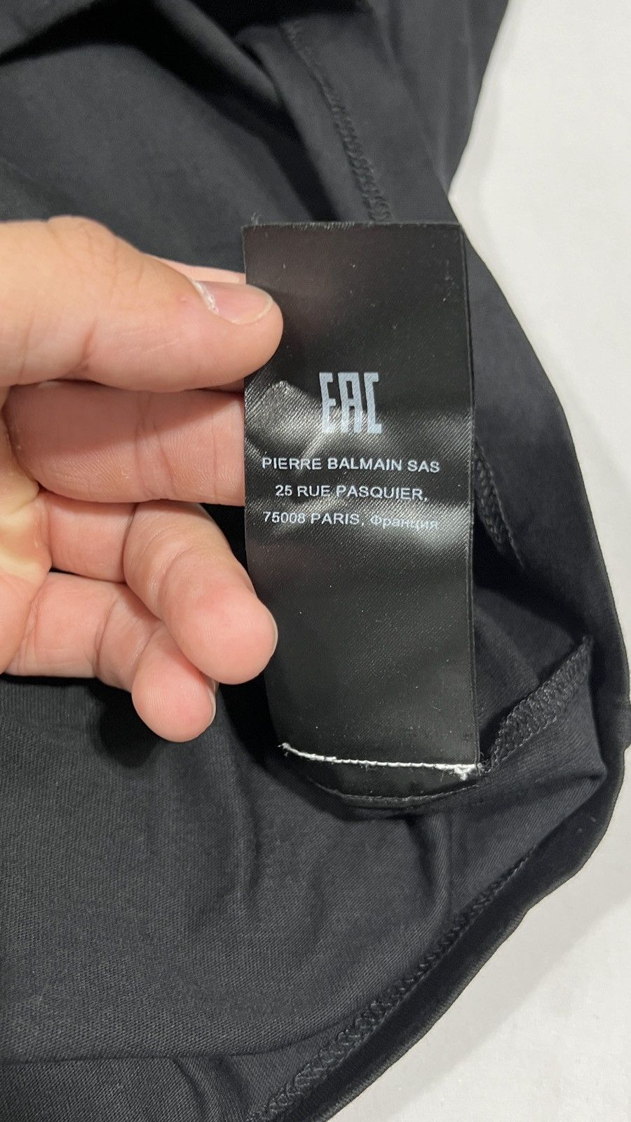 Balmain Balmain Paris Black Tee Size M / US 6-8 / IT 42-44 - 10 Thumbnail