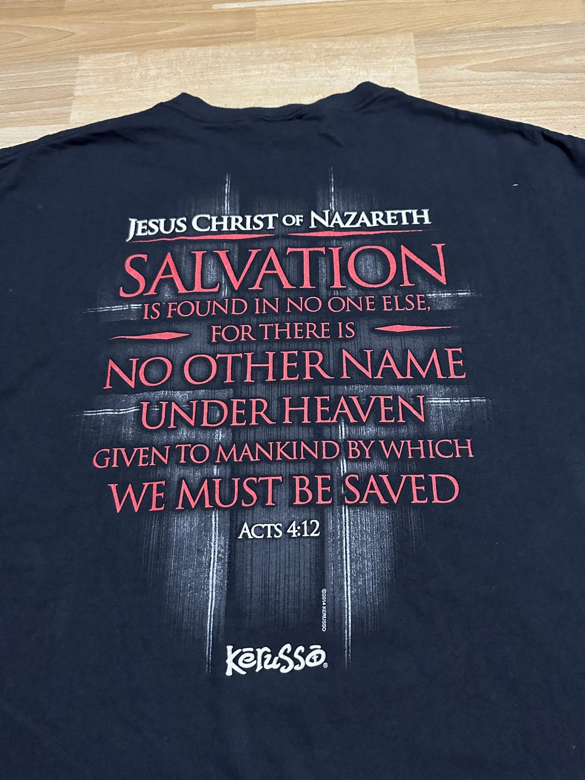 Fruit Of The Loom × Vintage Kerusso Salvation Jesus Christ Shirt Size US XL / EU 56 / 4 - 9 Thumbnail