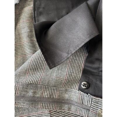 Other Cromwell Juster's Custom Suit Sz 44-46 Windowpane Wool Two B Size 44R - 15 Thumbnail