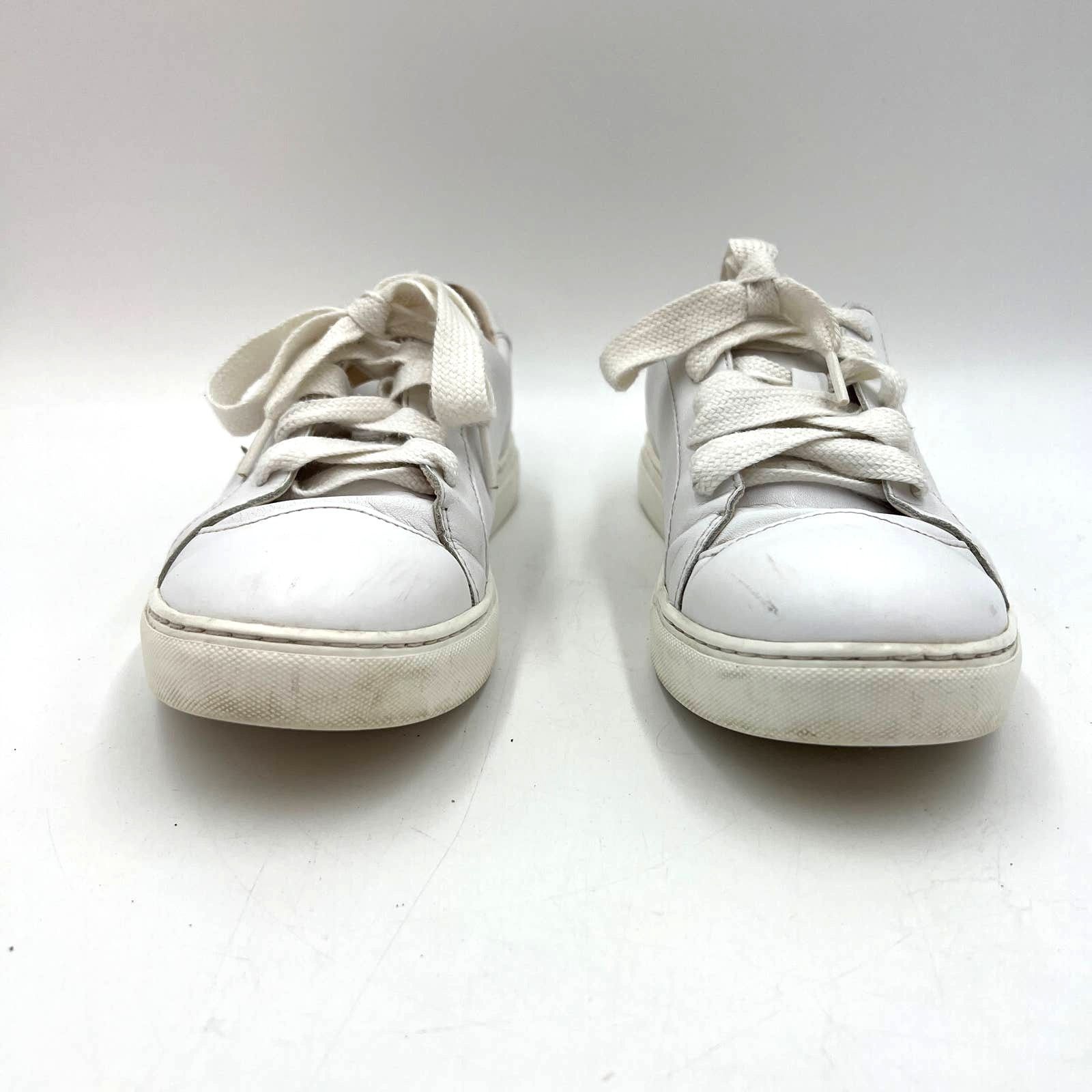 Kate Spade Kate Spade Fez Low Top Sneakers White Leather Size US 8.5 / IT 38.5 - 4 Thumbnail