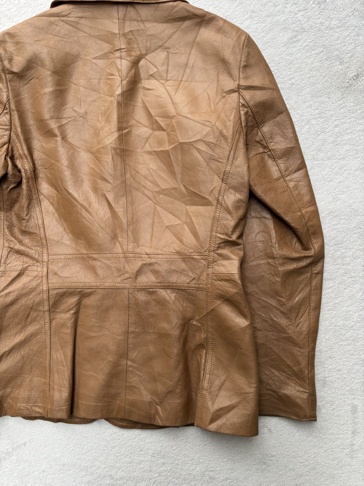 Yohji Yamamoto Ined by Yohji Yamamoto Leather Jacket Size S / US 4 / IT 40 - 8 Thumbnail