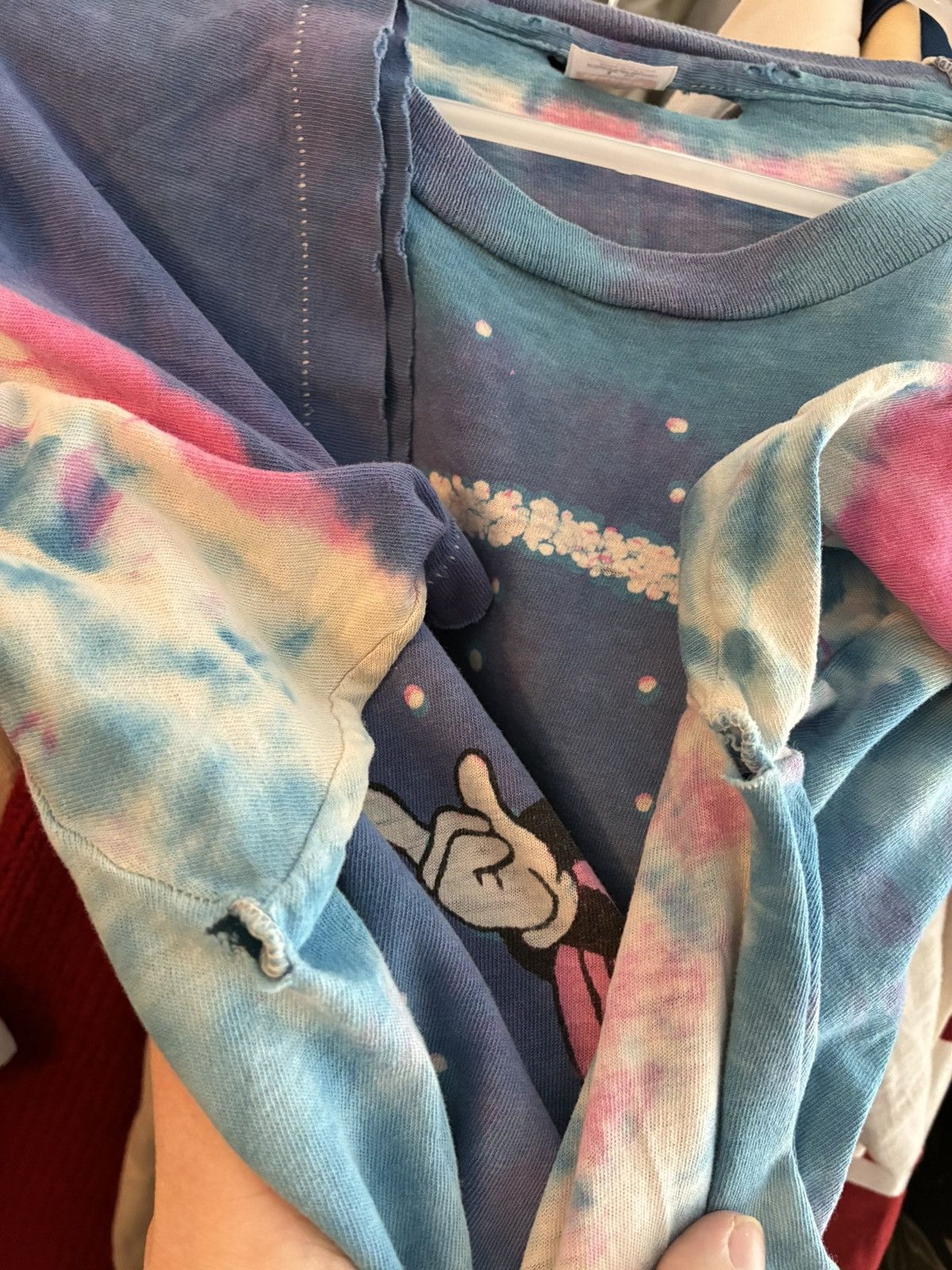 Vintage Vintage 1970’s Gratefuldead fantasia Mickey lot tee Size US L / EU 52-54 / 3 - 5 Thumbnail