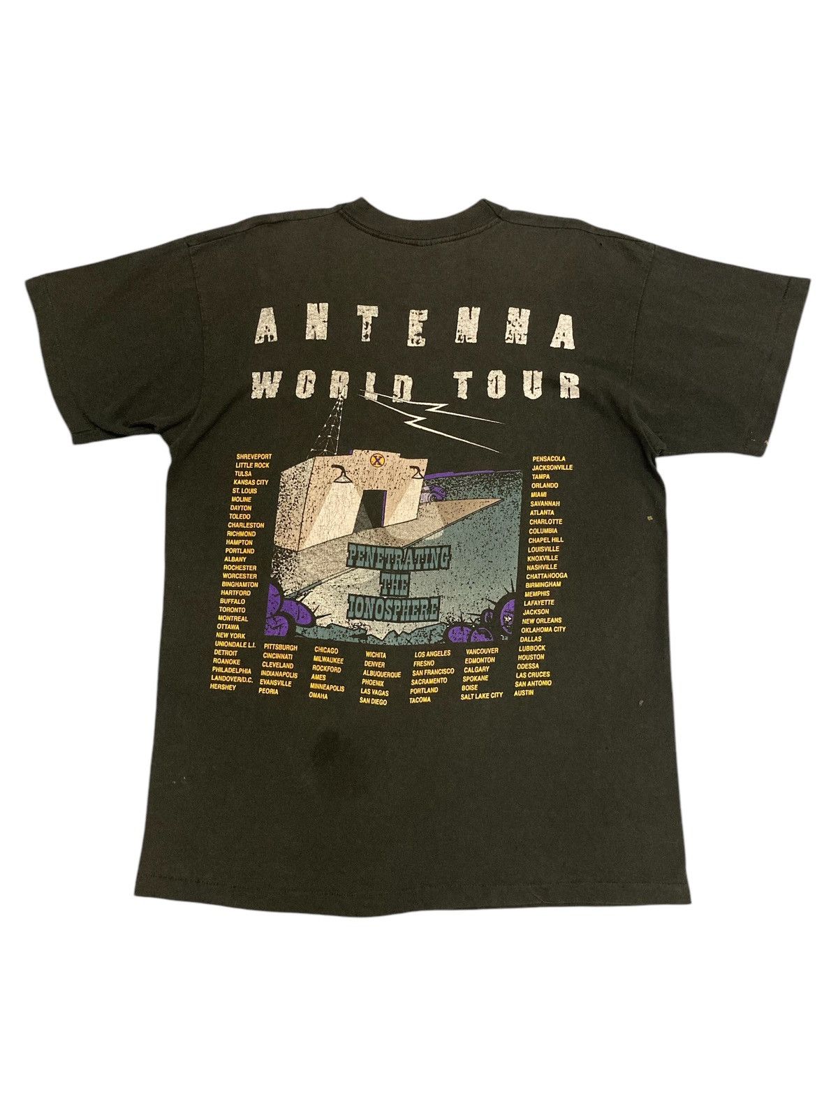 Band Tees Vintage 1994 ZZ TOP Antenna World Tour T-Shirt Size US XL / EU 56 / 4 - 2 Thumbnail