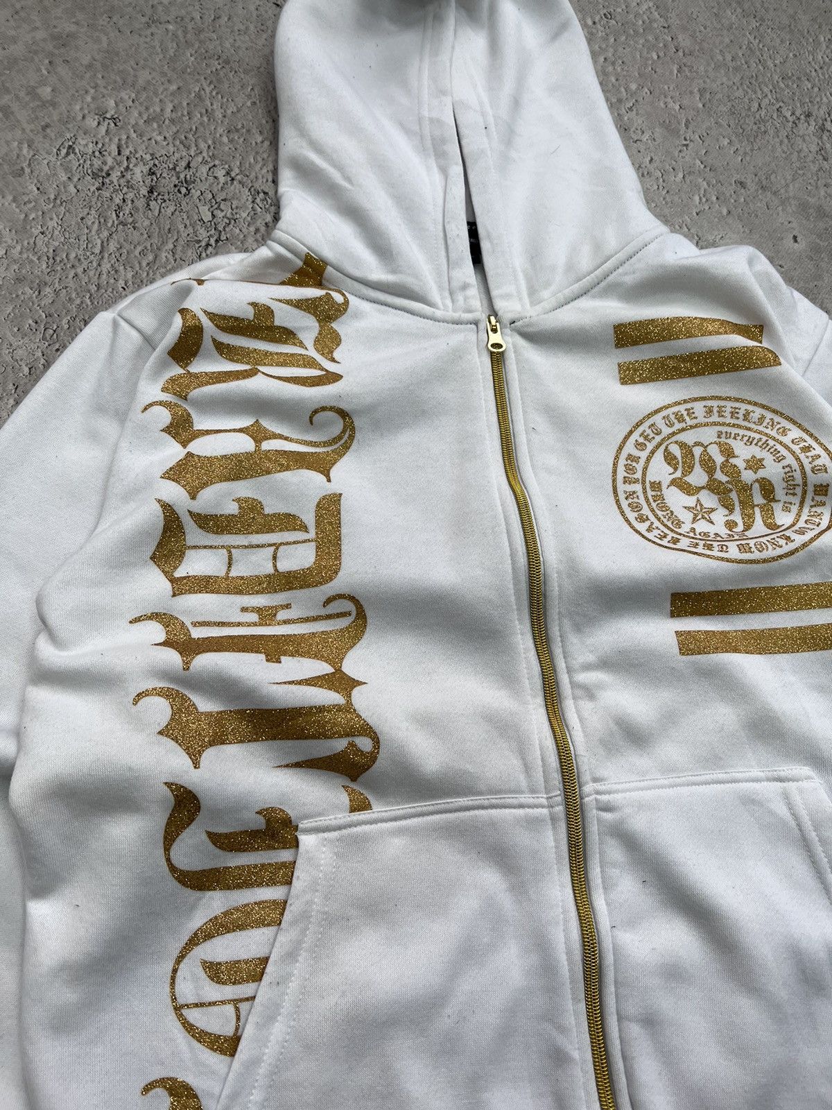 Affliction × JNCO × Tapout Vintage Y2K Opium Punk Hoodie Emo Hype Rare Retro Size US L / EU 52-54 / 3 - 4 Thumbnail