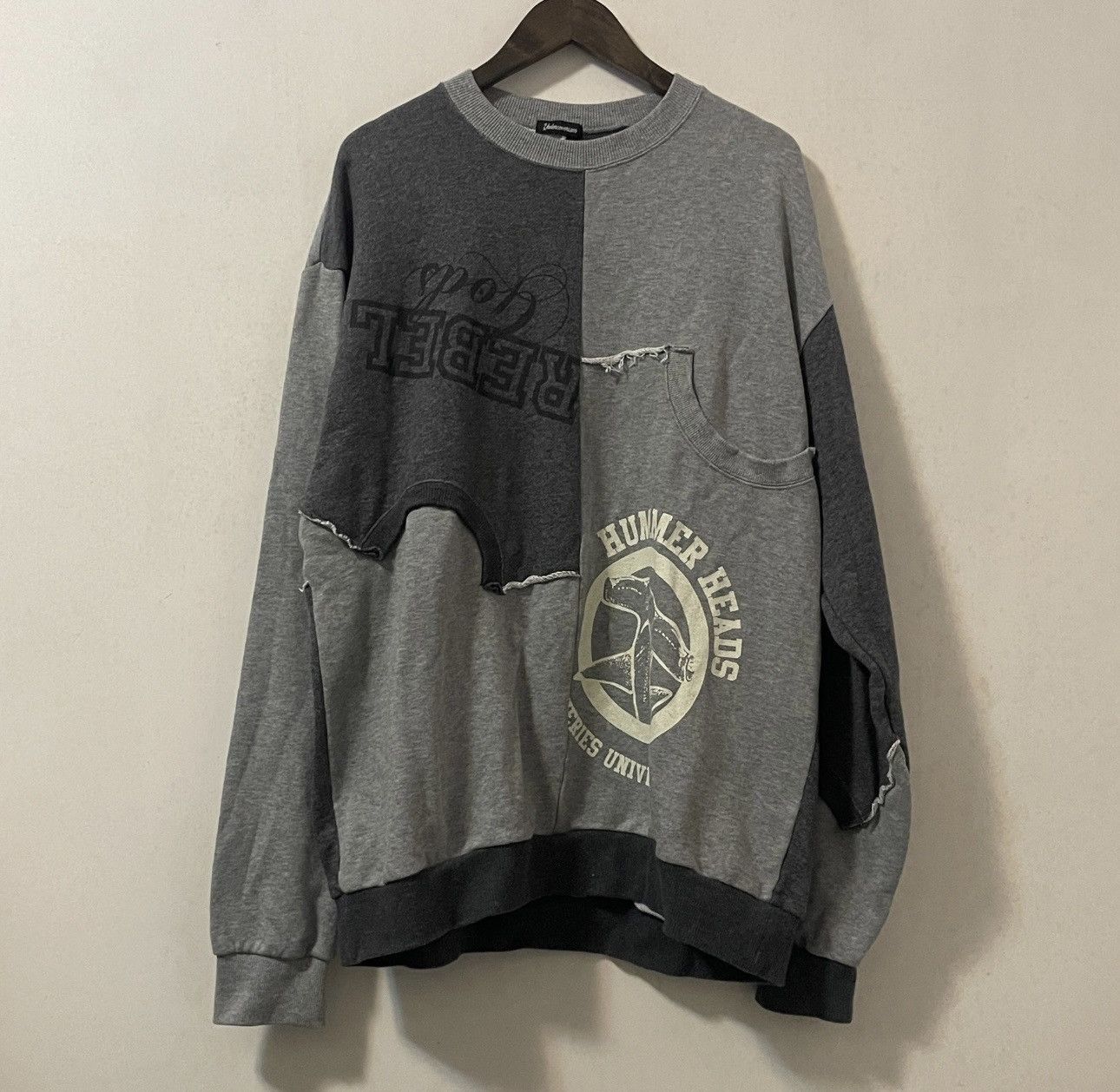 Undercover undercover 22ss Deconstructing patchwork hoodies Size US L / EU 52-54 / 3 - 6 Thumbnail