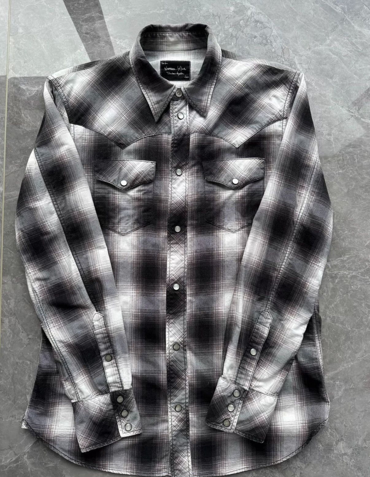 Number (N)ine Number Nine 07aw plaid phantom shirt Size US M / EU 48-50 / 2 - 1 Thumbnail
