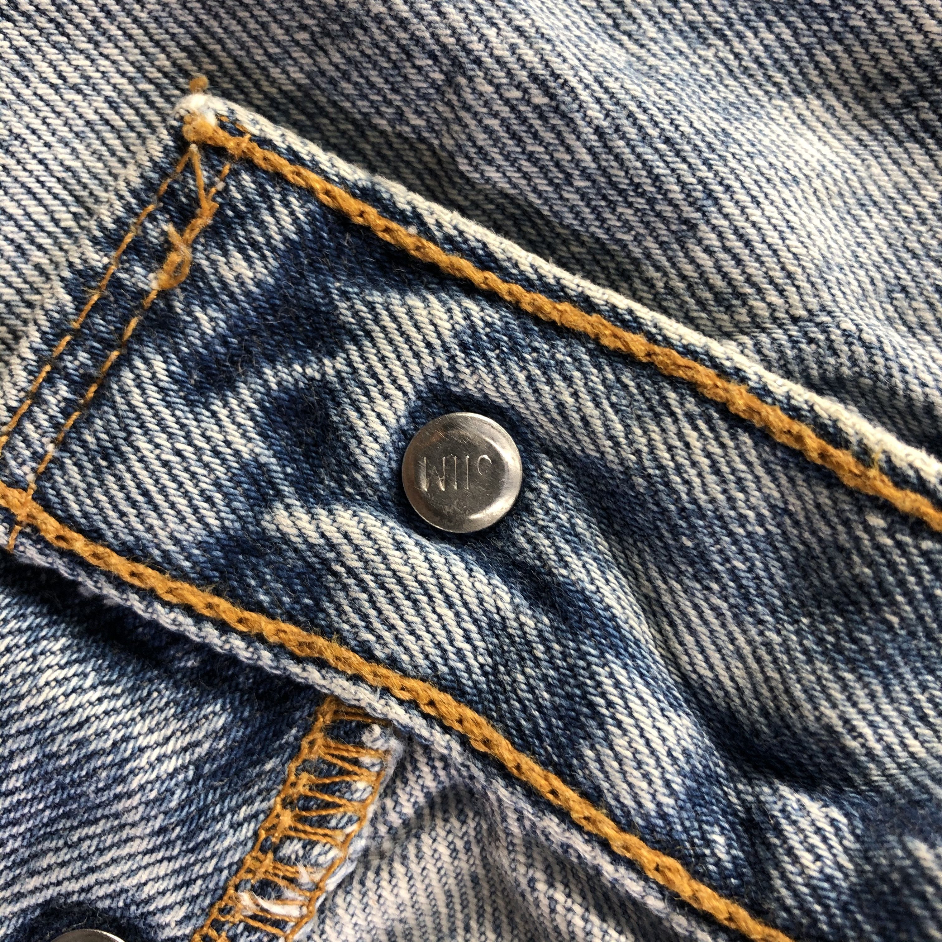 Levi's Vintage Blue Wash Levis 501 Jeans-J3985 Size US 35 - 9 Thumbnail