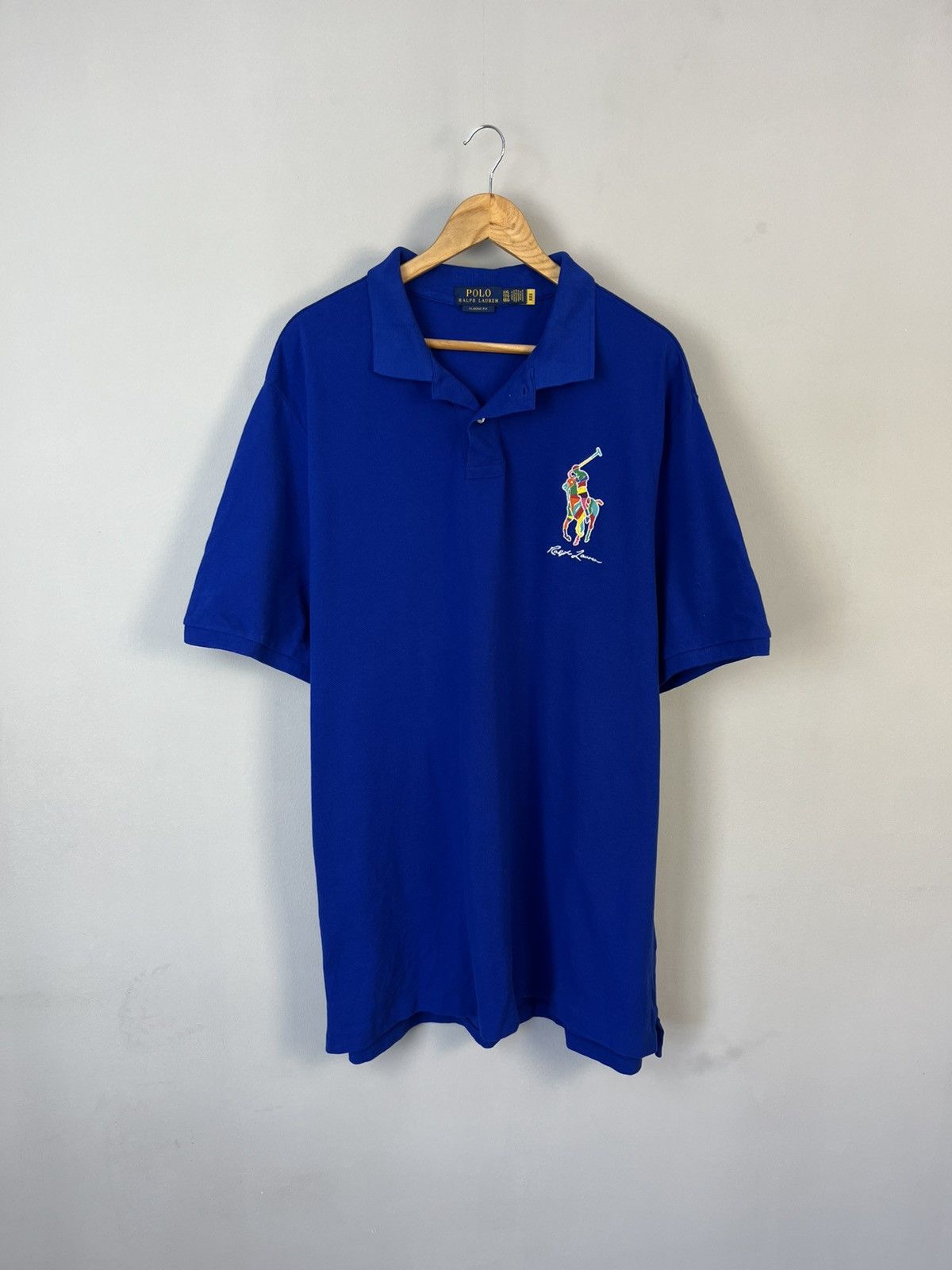 Polo Ralph Lauren × Ralph Lauren Ralph Lauren Luxury Multicolor Big Logo Cotton Polo Size US XXL / EU 58 / 5 - 1 Thumbnail