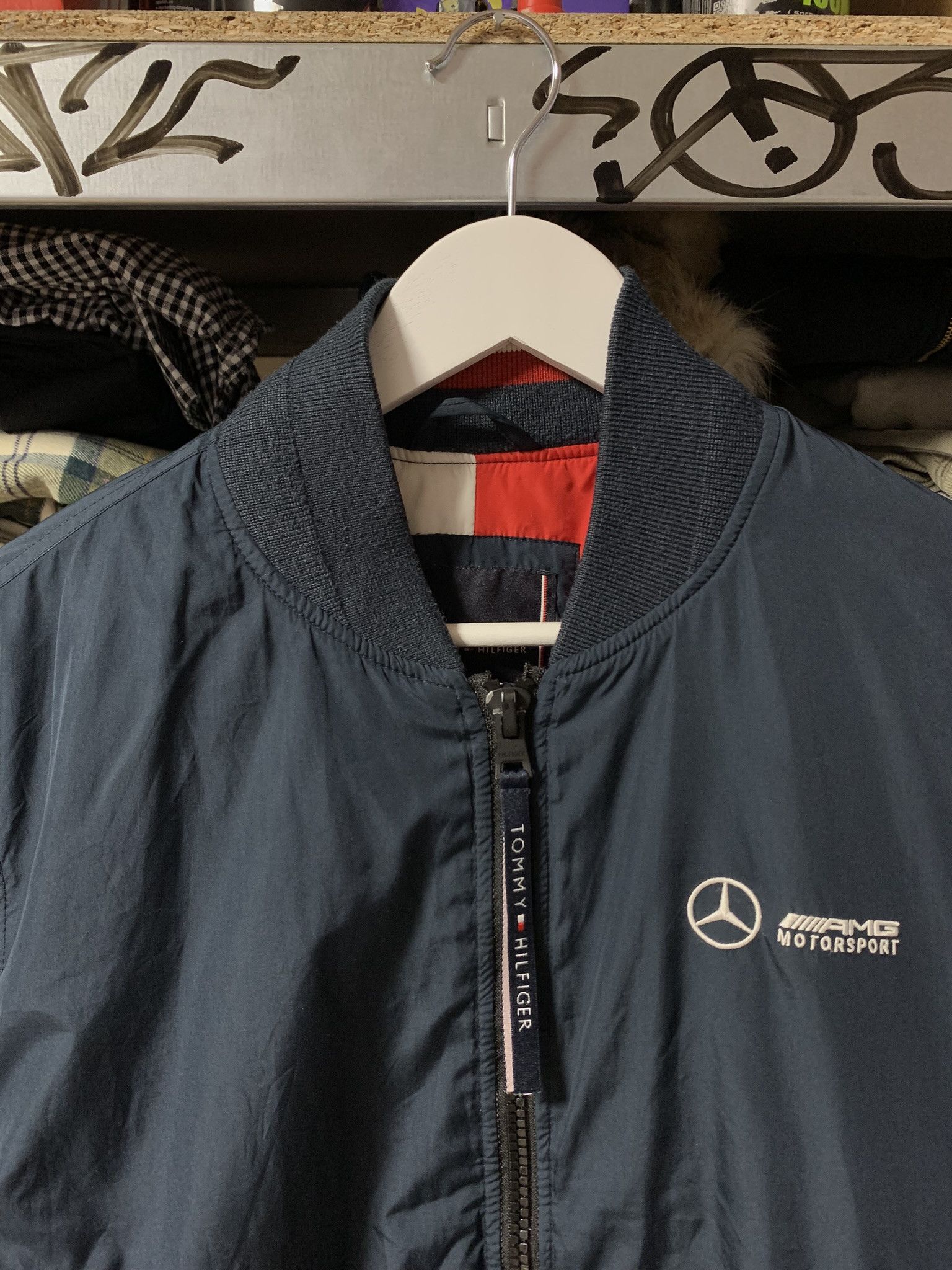 Tommy Hilfiger Tommy Hilfiger x Mercedes AMG Motorsport F1 Bomber Jacket L Size US L / EU 52-54 / 3 - 2 Thumbnail