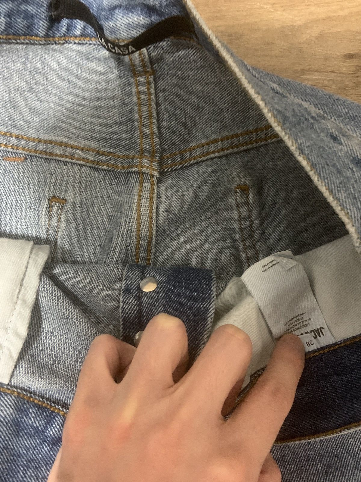 Jacquemus Blue Les Classiques 'Le de Nîmes droit' Jeans Size US 30 / EU 46 - 10 Thumbnail