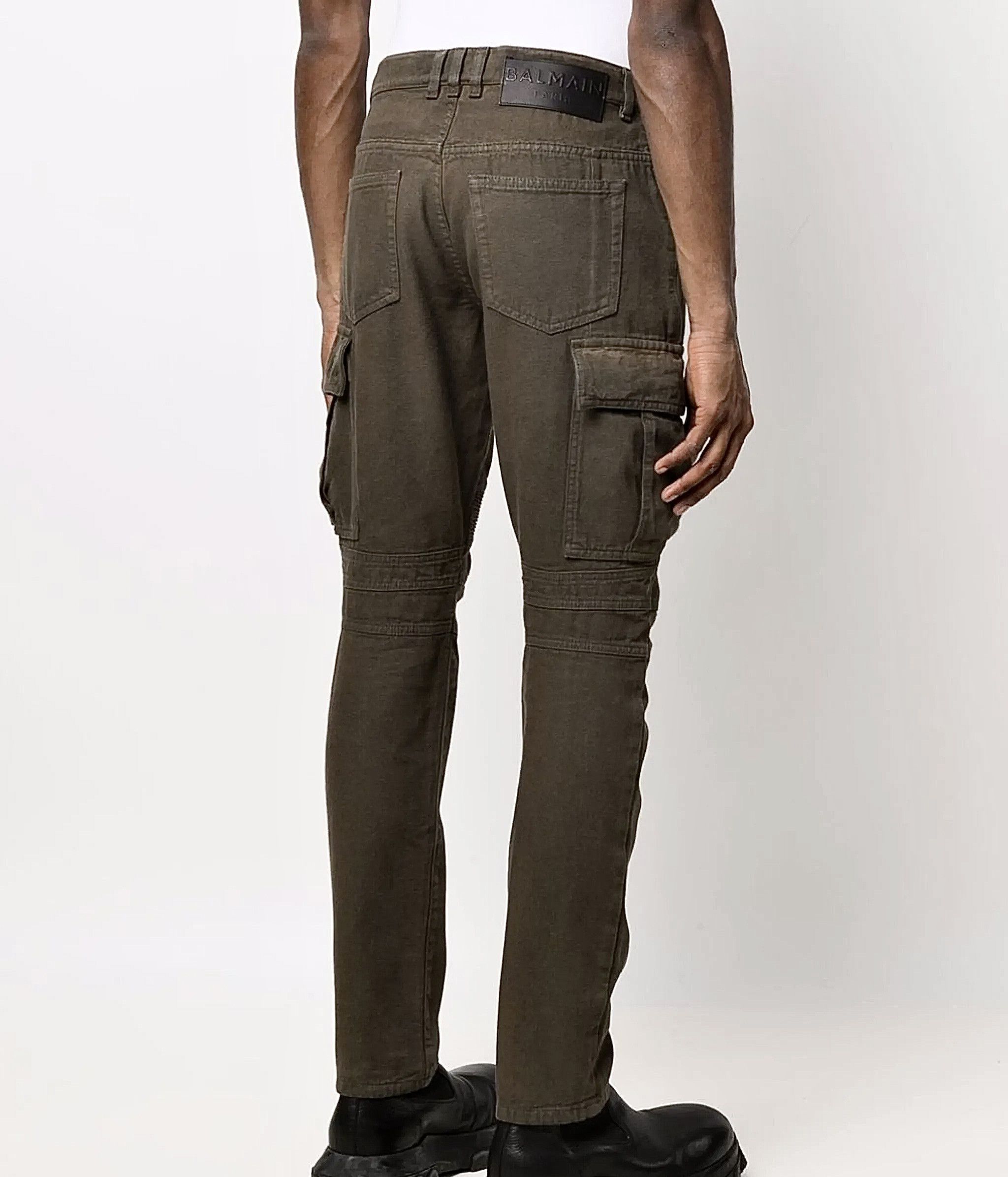Balmain Skinny-Fit Cargo Trousers Size US 31 - 2 Thumbnail