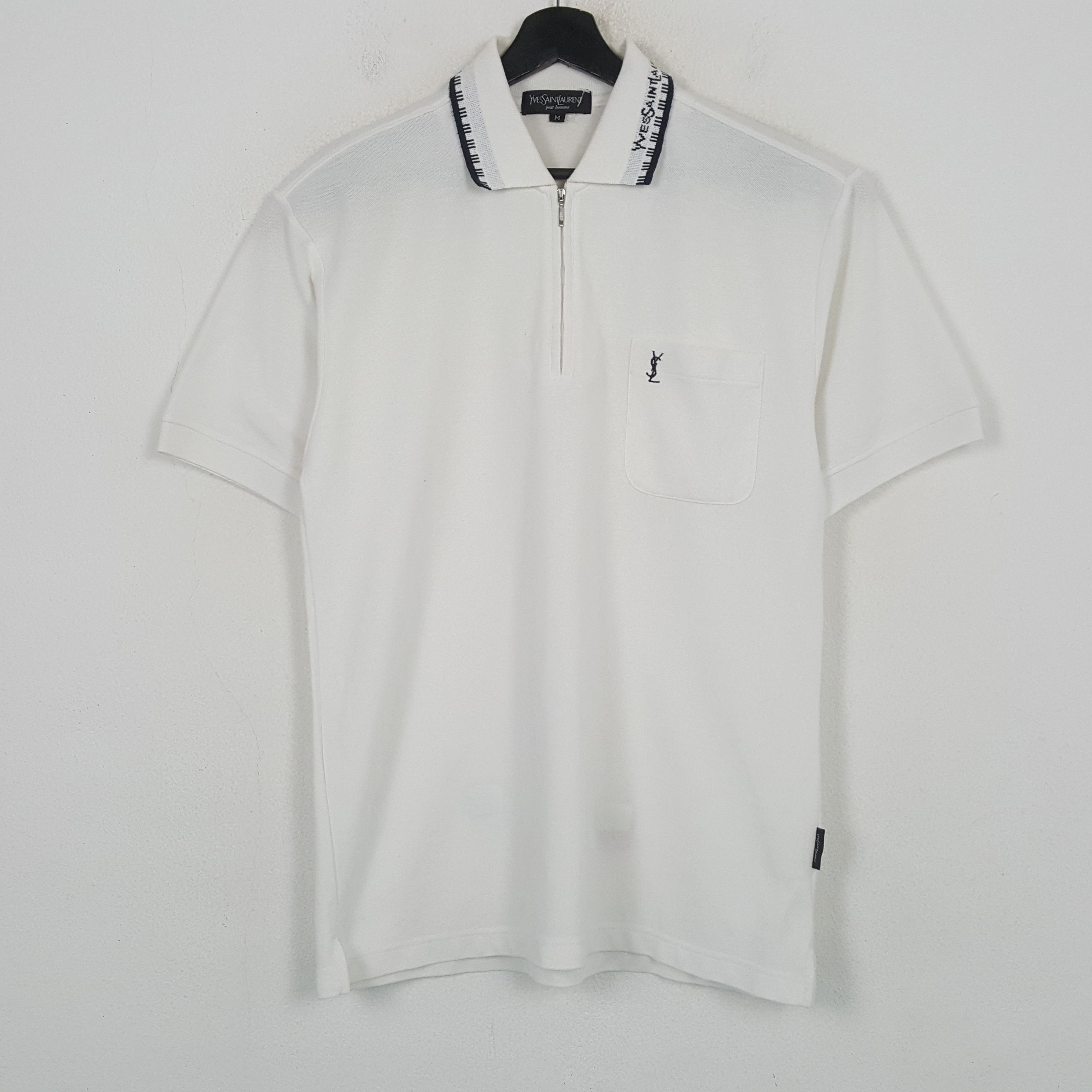 Yves Saint Laurent Yves Saint Laurent YSL Fashion Brand Polos C301N35 Size US L / EU 52-54 / 3 - 1 Thumbnail
