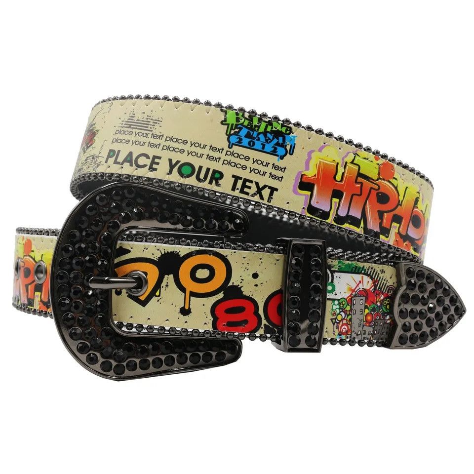 Japanese Brand × Vintage Hip hop bling belt Size ONE SIZE - 3 Thumbnail