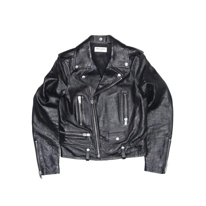 Saint Laurent Paris Yves Saint Laurent Black Casual Biker Jacket Size US S / EU 44-46 / 1 - 1 Thumbnail