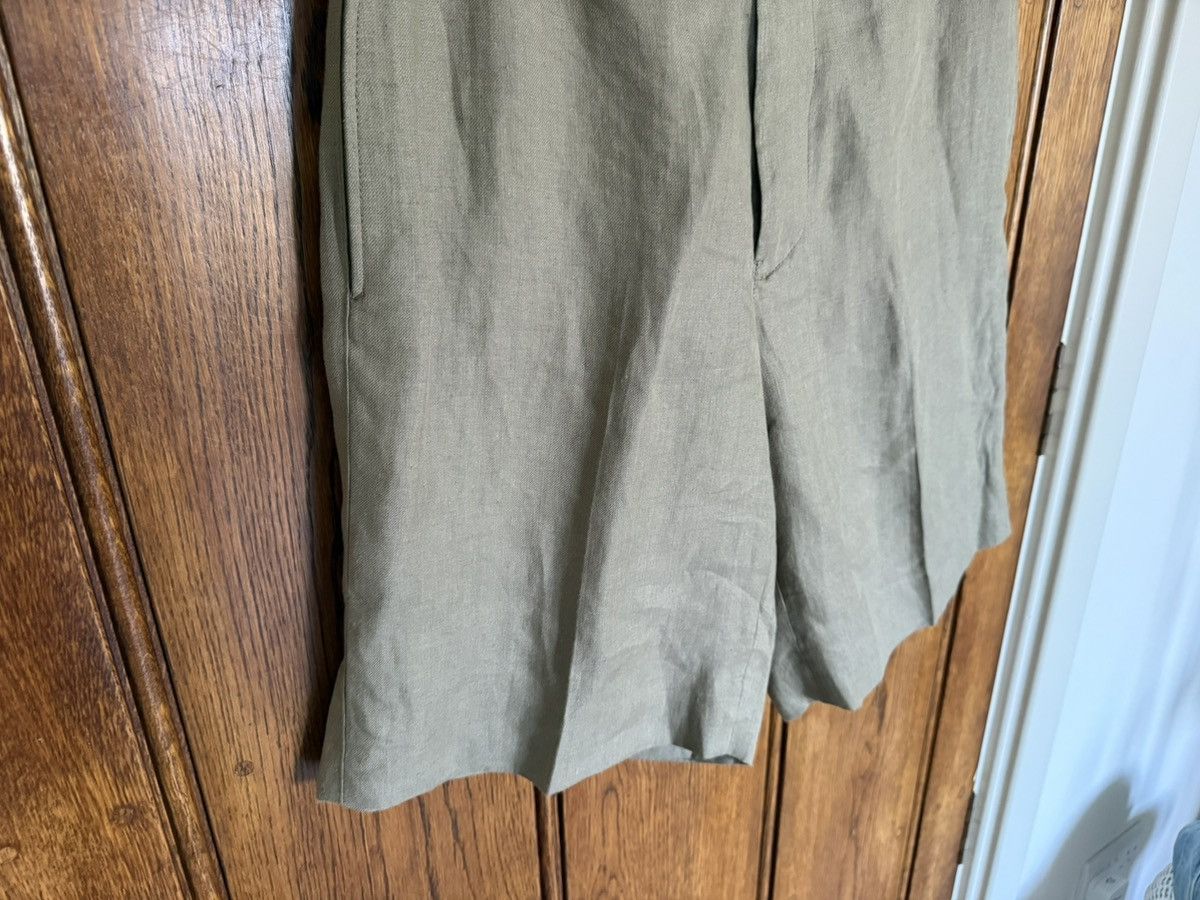 Z Zegna $1.1k+ Zegna Oasi Lino shorts 46 BNWT green khaki grail 46 Size US 30 / EU 46 - 15 Thumbnail