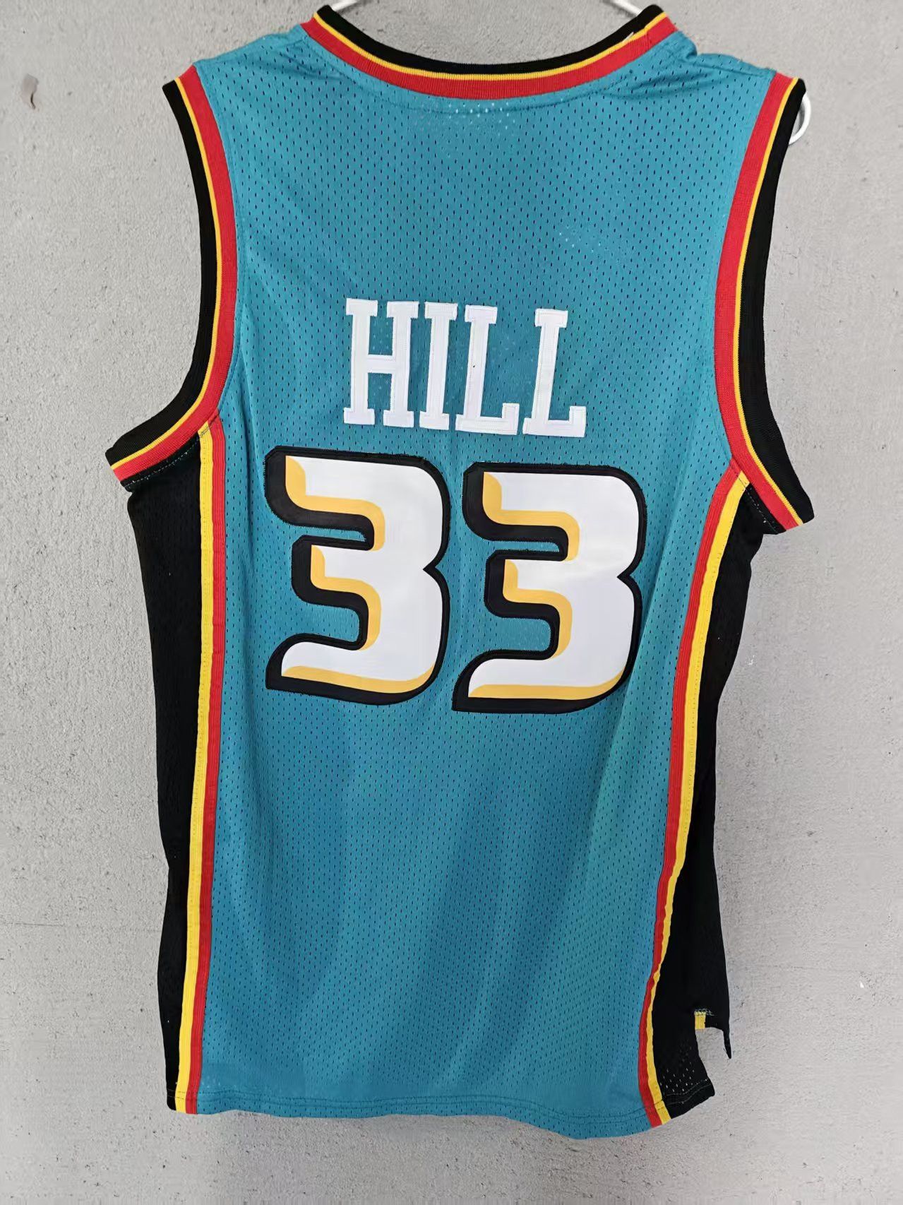 NBA Detroit Pistons #33 Grant Hill Jersey Size US XL / EU 56 / 4 - 2 Thumbnail