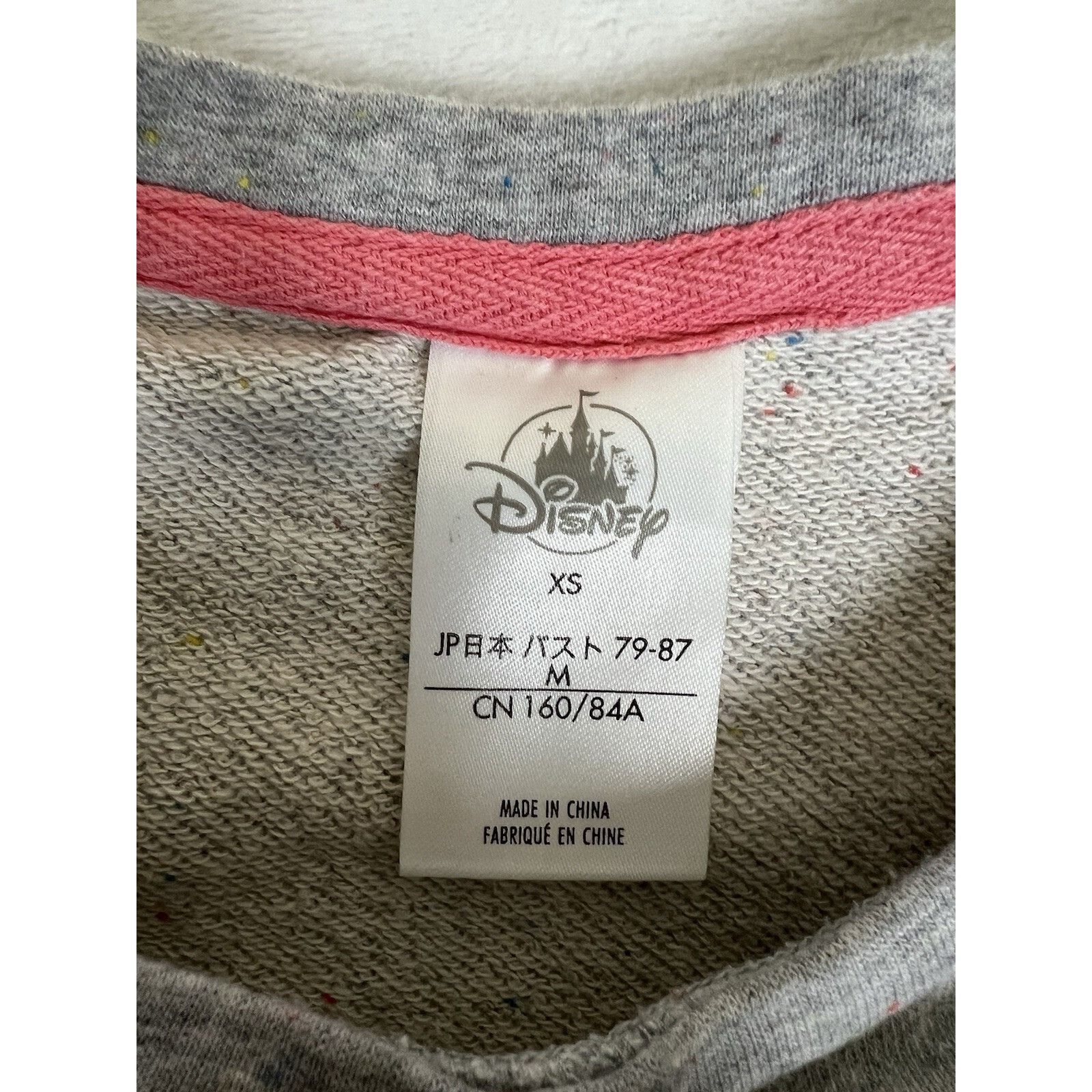 Disney Disney Sweatshirt Womens XS I Run On Caffeine Gray Pink Crew Size XS / US 0-2 / IT 36-38 - 6 Thumbnail