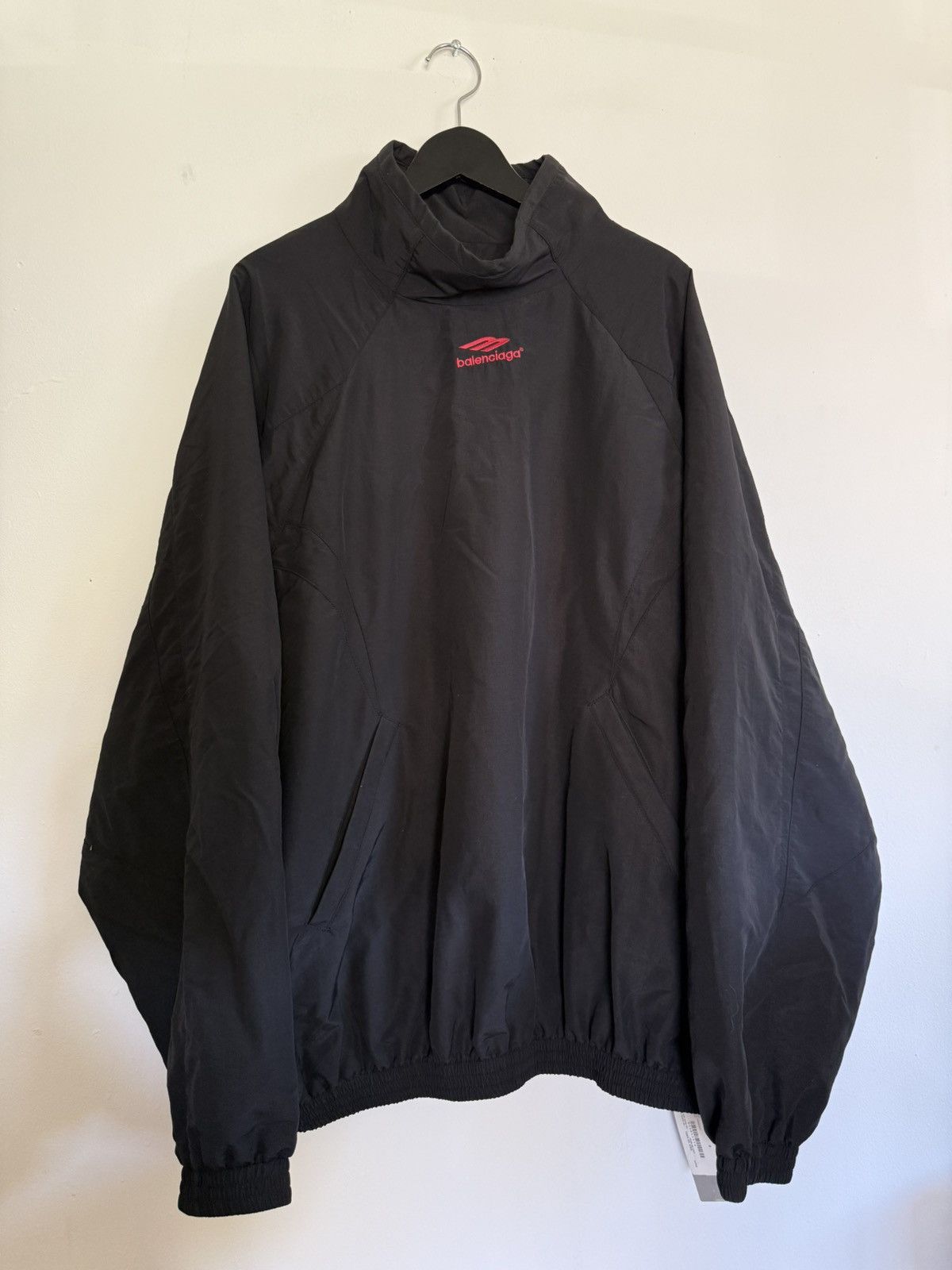Balenciaga Nylon Tracksuit Jacket Logo Size US XL / EU 56 / 4 - 2 Thumbnail