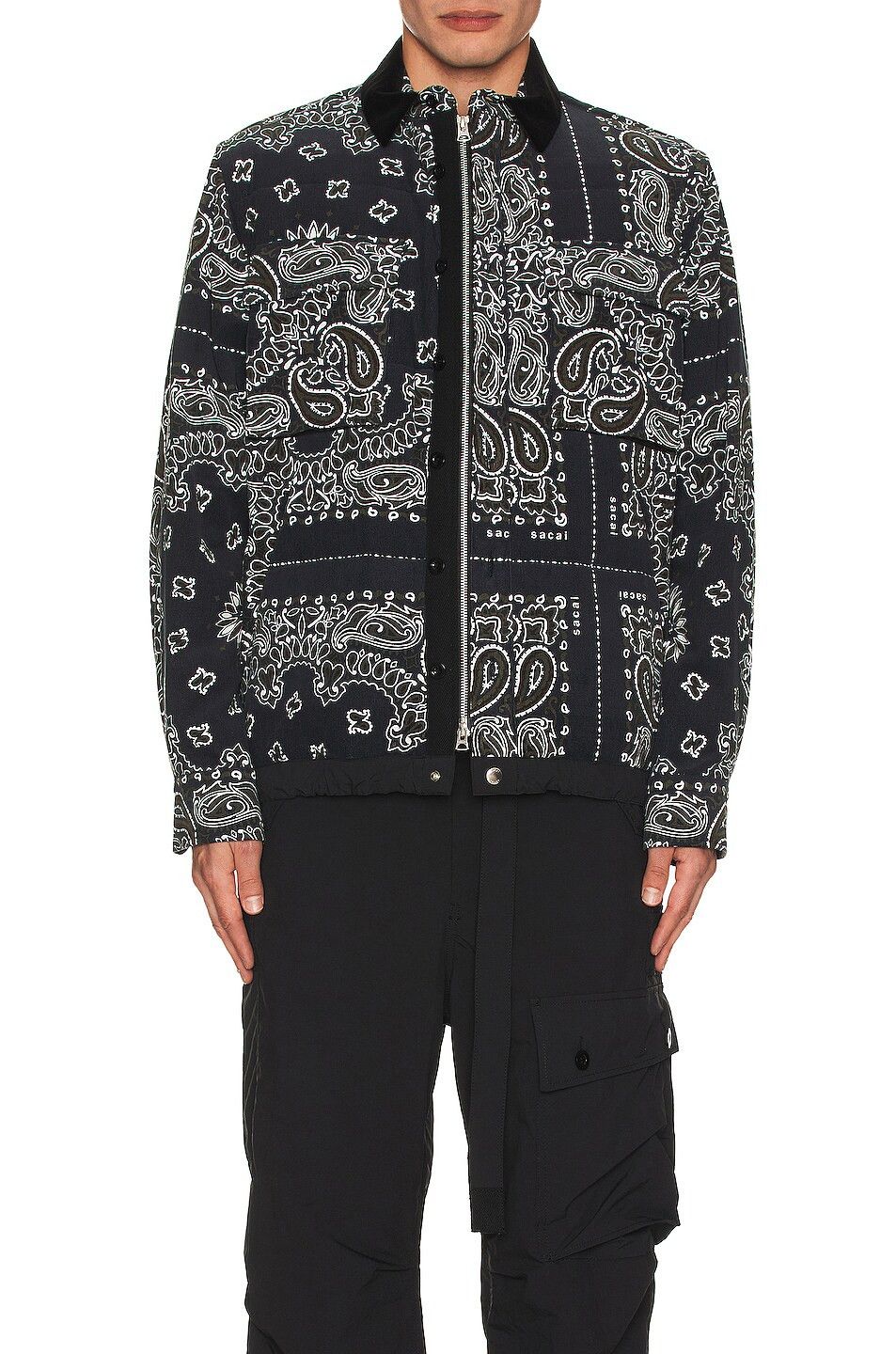 sacai 19AW paisley print jacket / SIZE：3 sacai paisley-print shirt jacket | REVERSIBLE