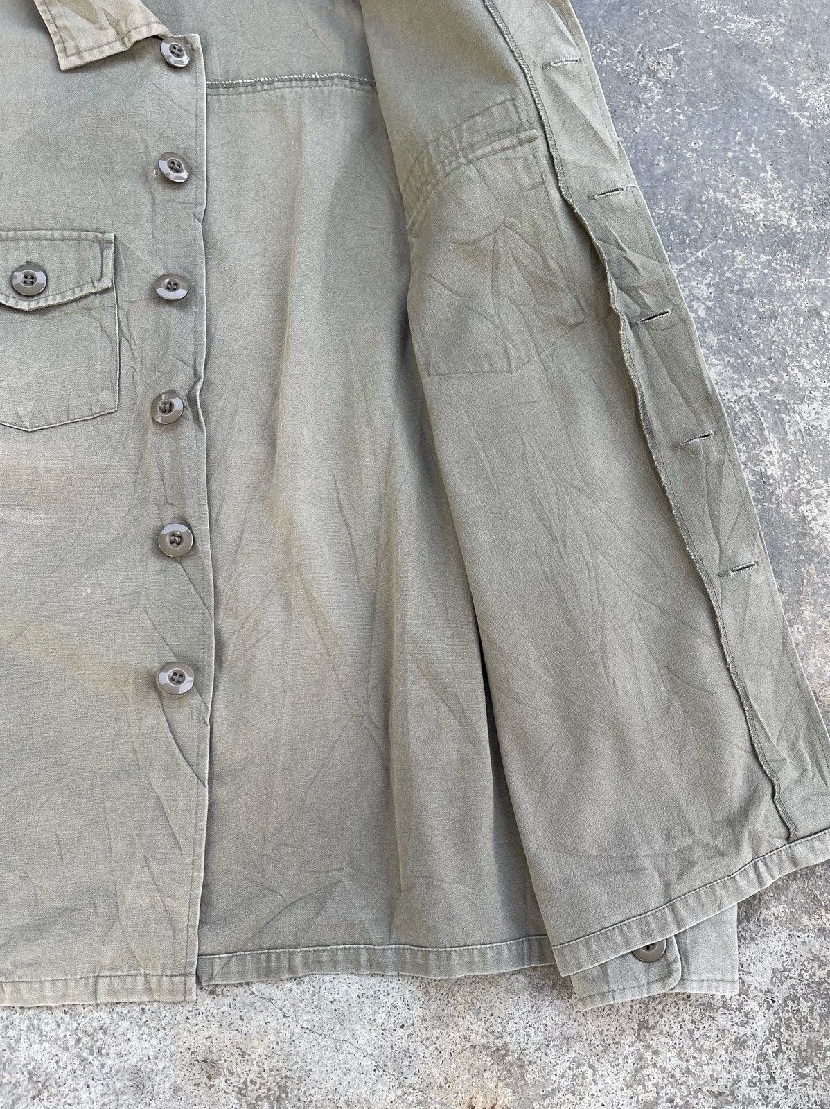 Vintage 🔥Vintage U.S.ARMY Military Shirt Jacket Size US S / EU 44-46 / 1 - 11 Thumbnail